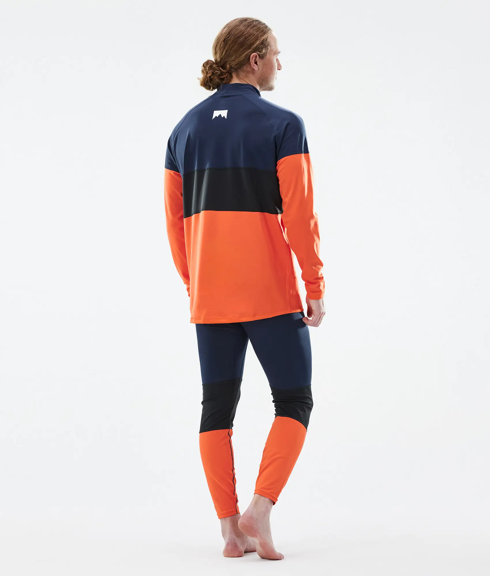 Alpha Base Layer Pant Men Dark Blue/Black/Orange