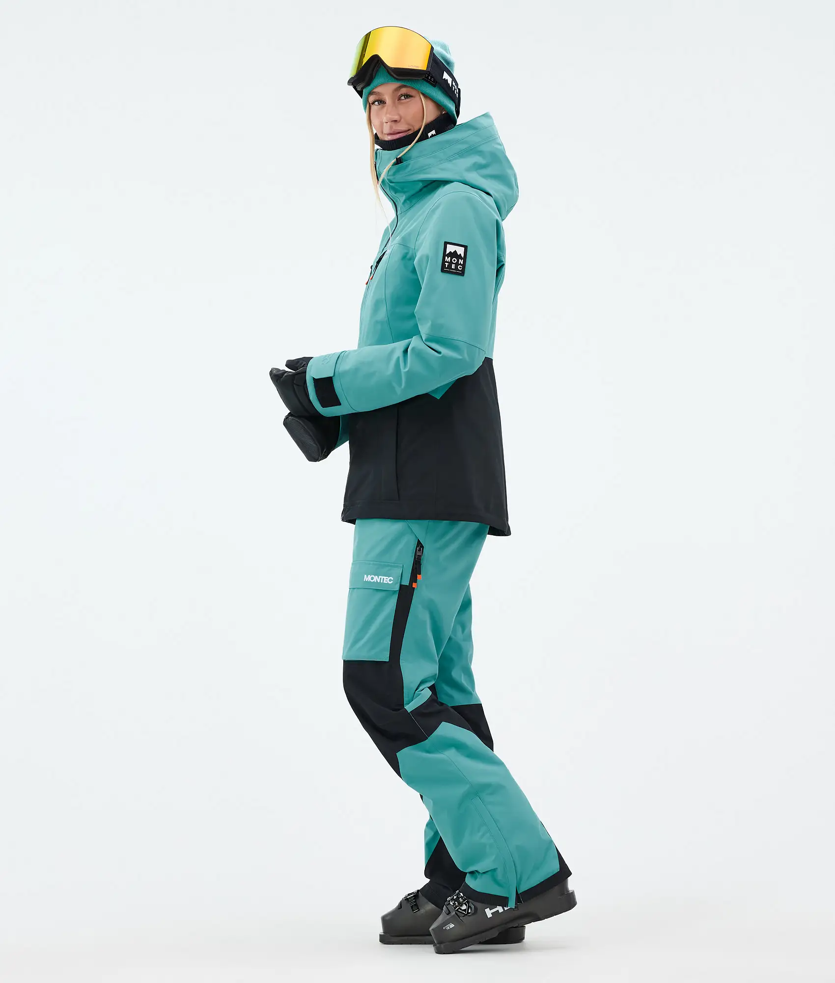 Moss W Ski Jacket Women Turquoise/Black