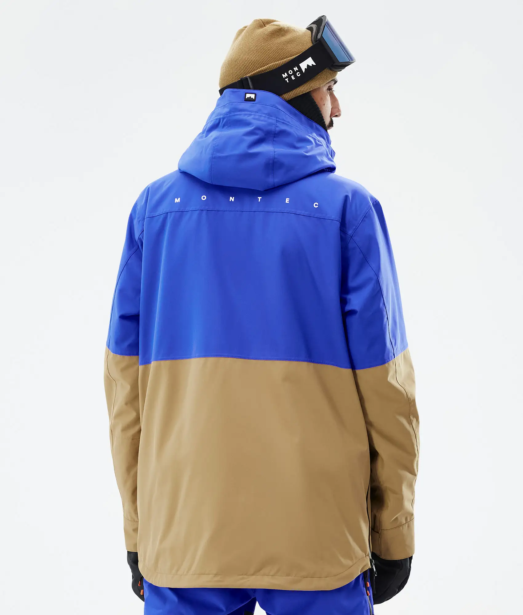 Dune Ski Jacket Men Cobalt Blue/Back/Gold