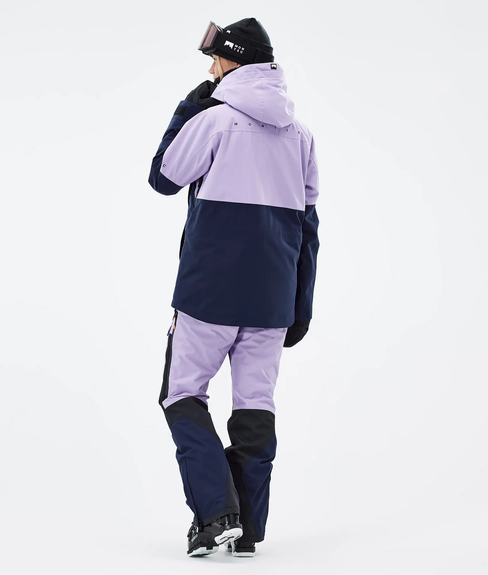 Dune W/Fawk W Ski Outfit Women Faded Violet/Black/Dark Blue