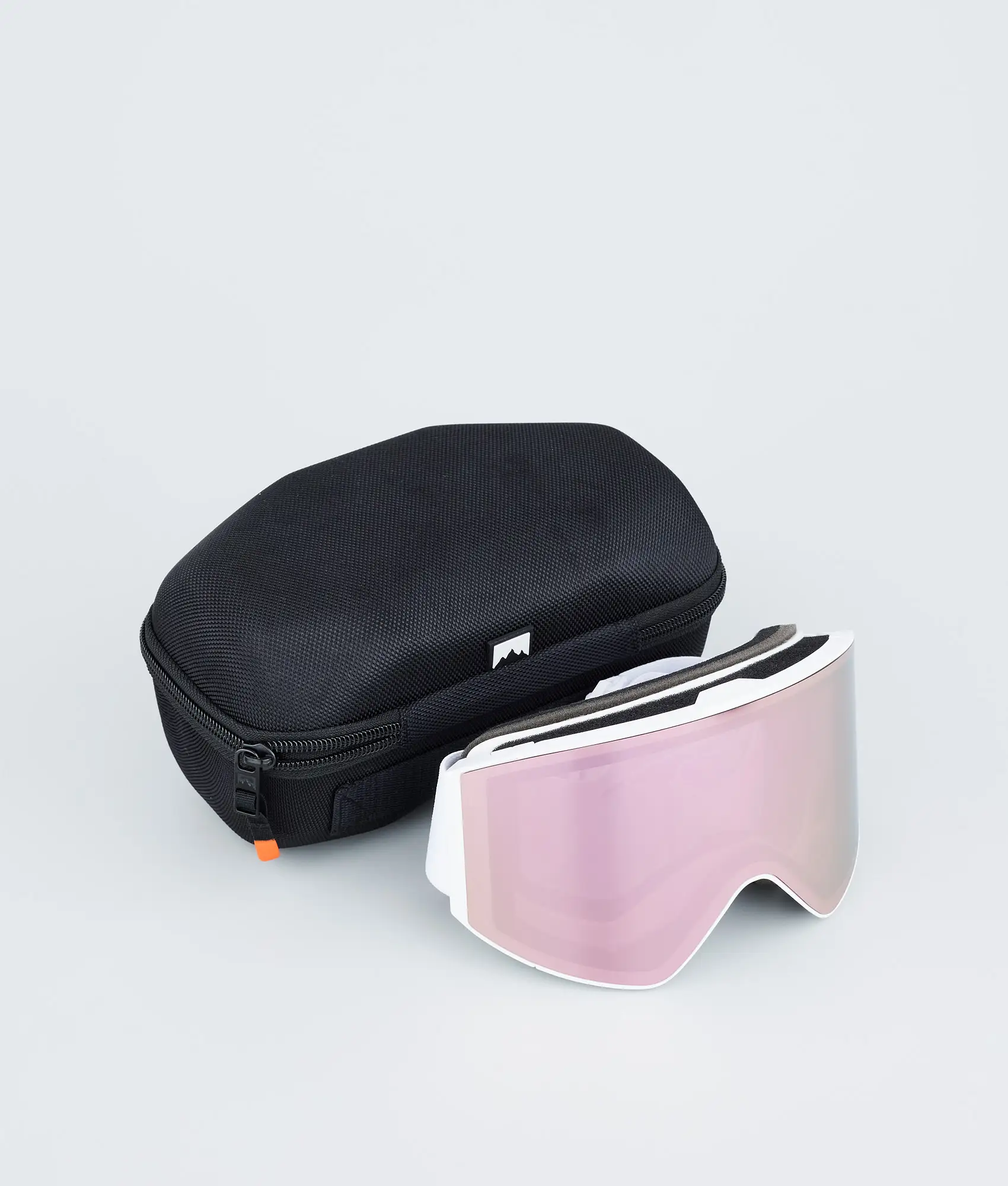 Scope Ski Goggles White W/Rose Mirror