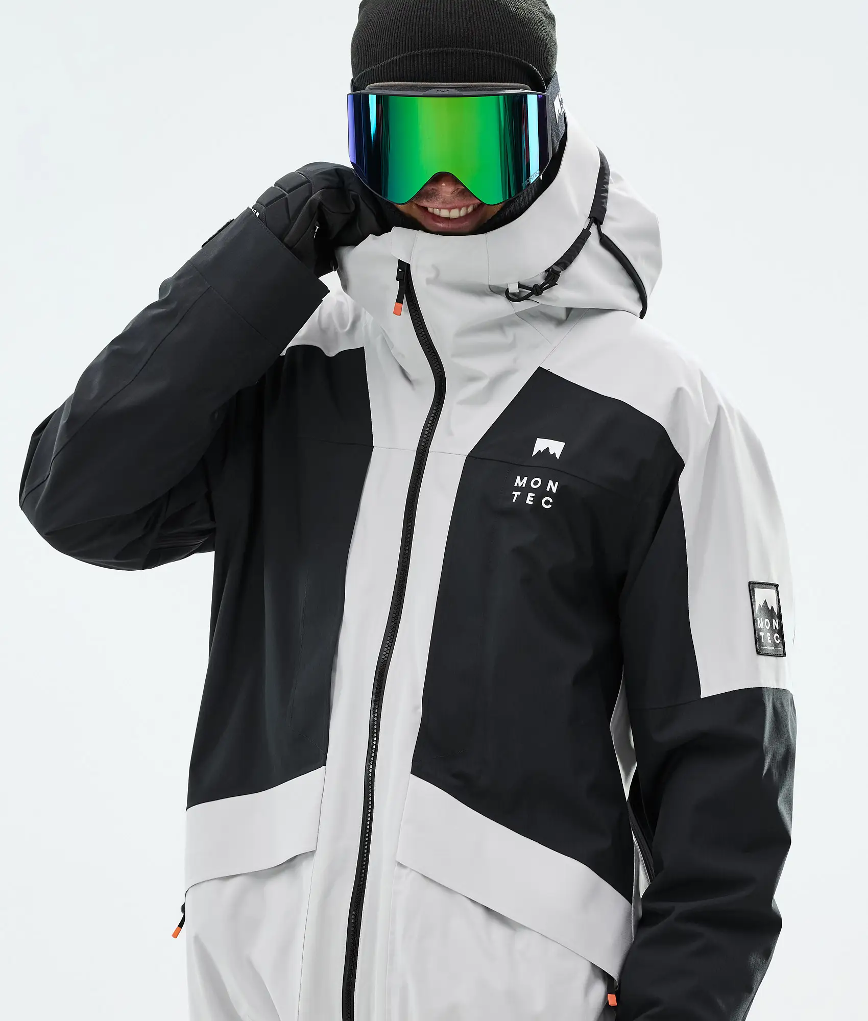 Morpheus Snowboard Jacket Men Light Grey/Black