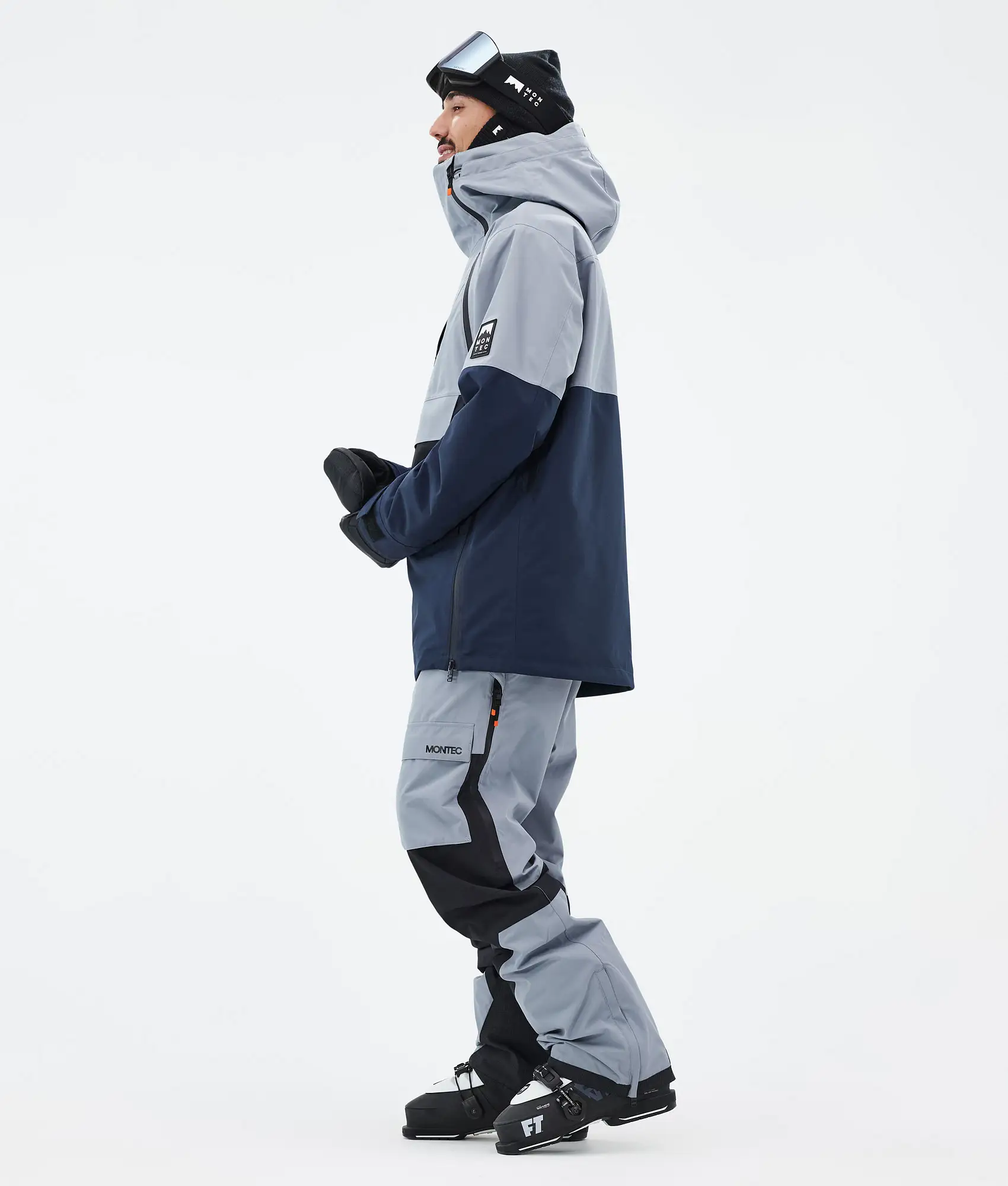 Doom Ski Jacket Men Soft Blue/Black/Dark Blue