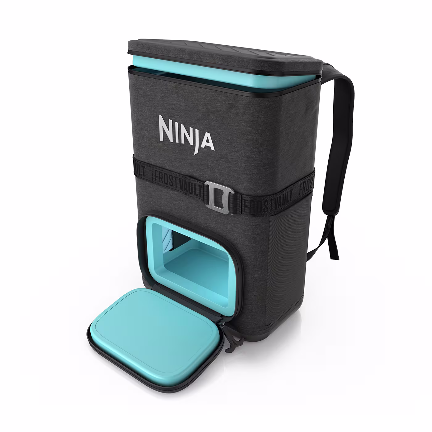 Ninja FrostVault Go 17 litre 24-Can Backpack Soft Cooler - Charcoal Grey