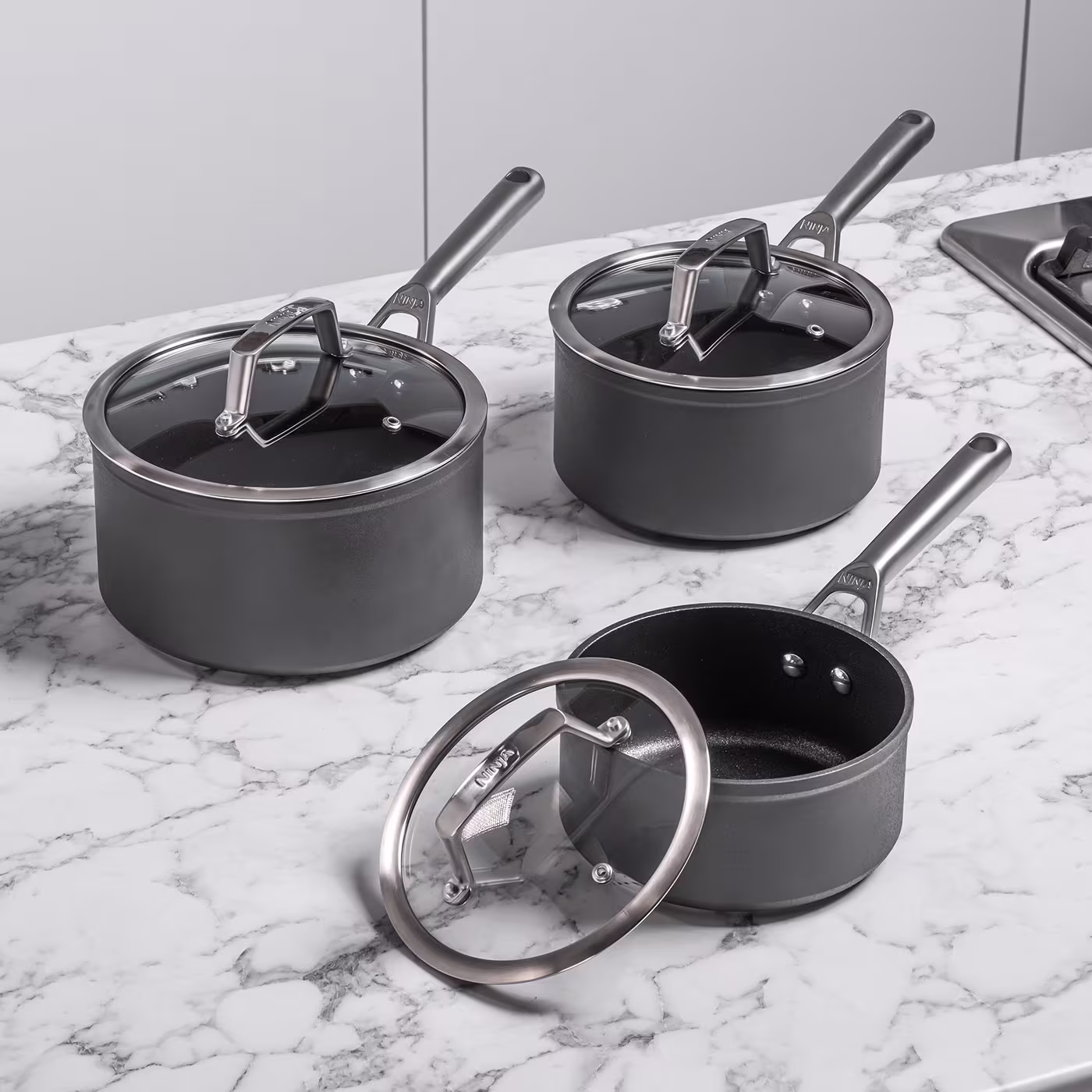 Exclusive Ninja ZEROSTICK Cookware Bundle  - 7 piece set