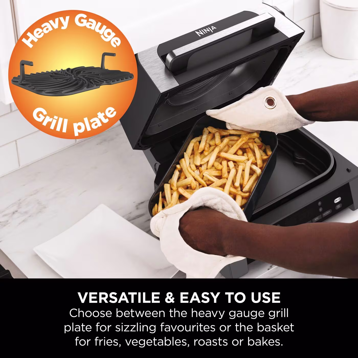 Ninja 6-in-1 MAX Grill & Air Fryer DG551UK