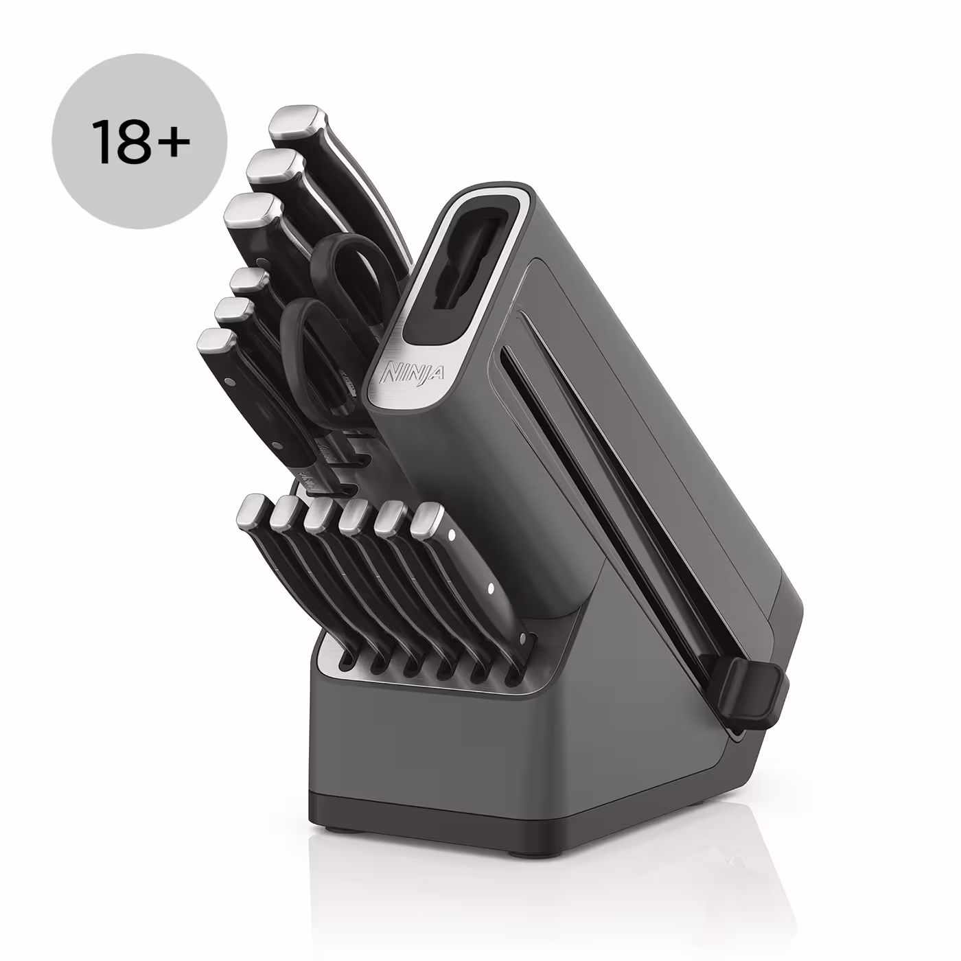 Ninja Foodi StaySharp Knife Block with Integrated Sharpener – Deluxe 14-Piece Set K32014EUUK