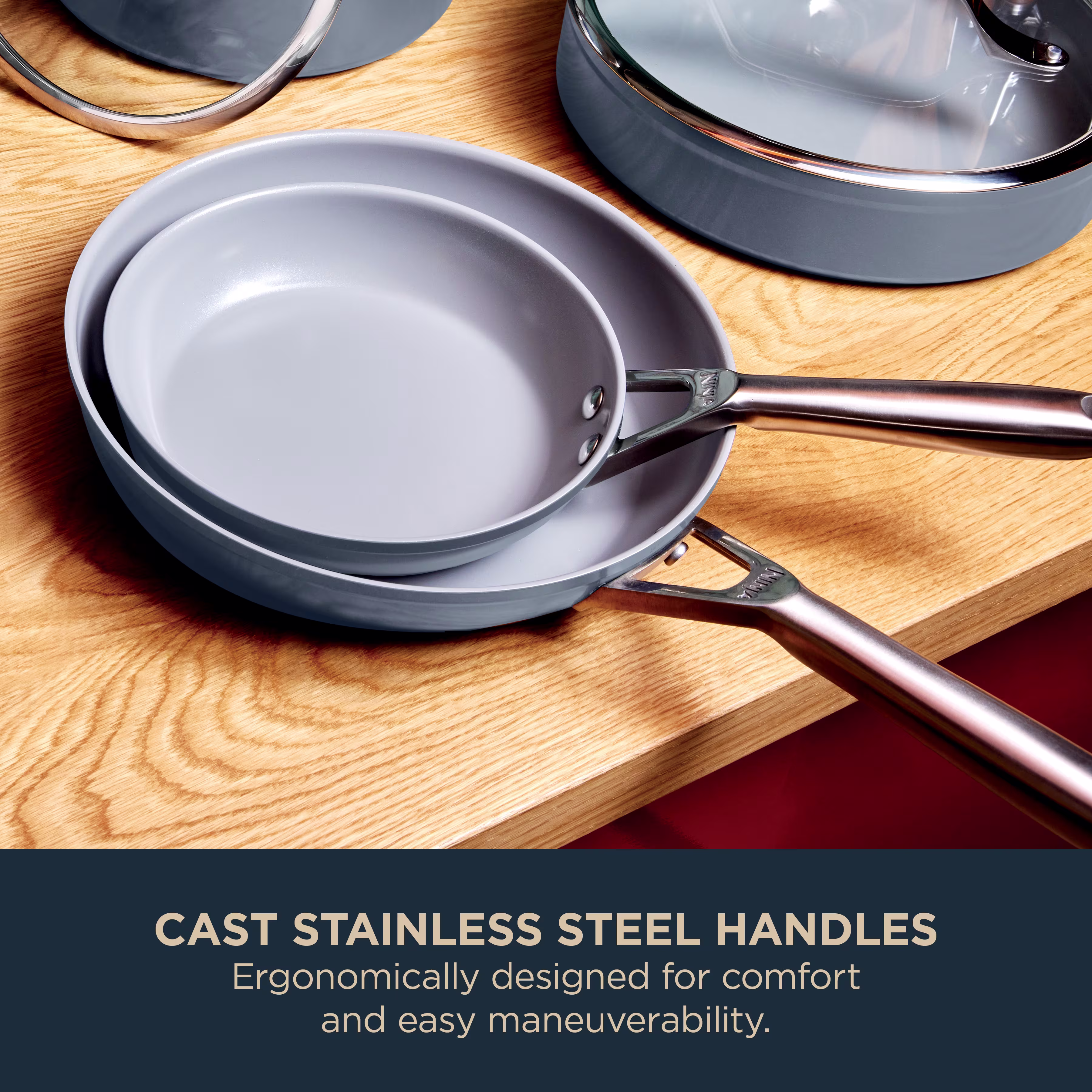 Ninja ZEROSTICK Ceramic Pro - Midnight Blue - 4 Frying Pan Piece Set