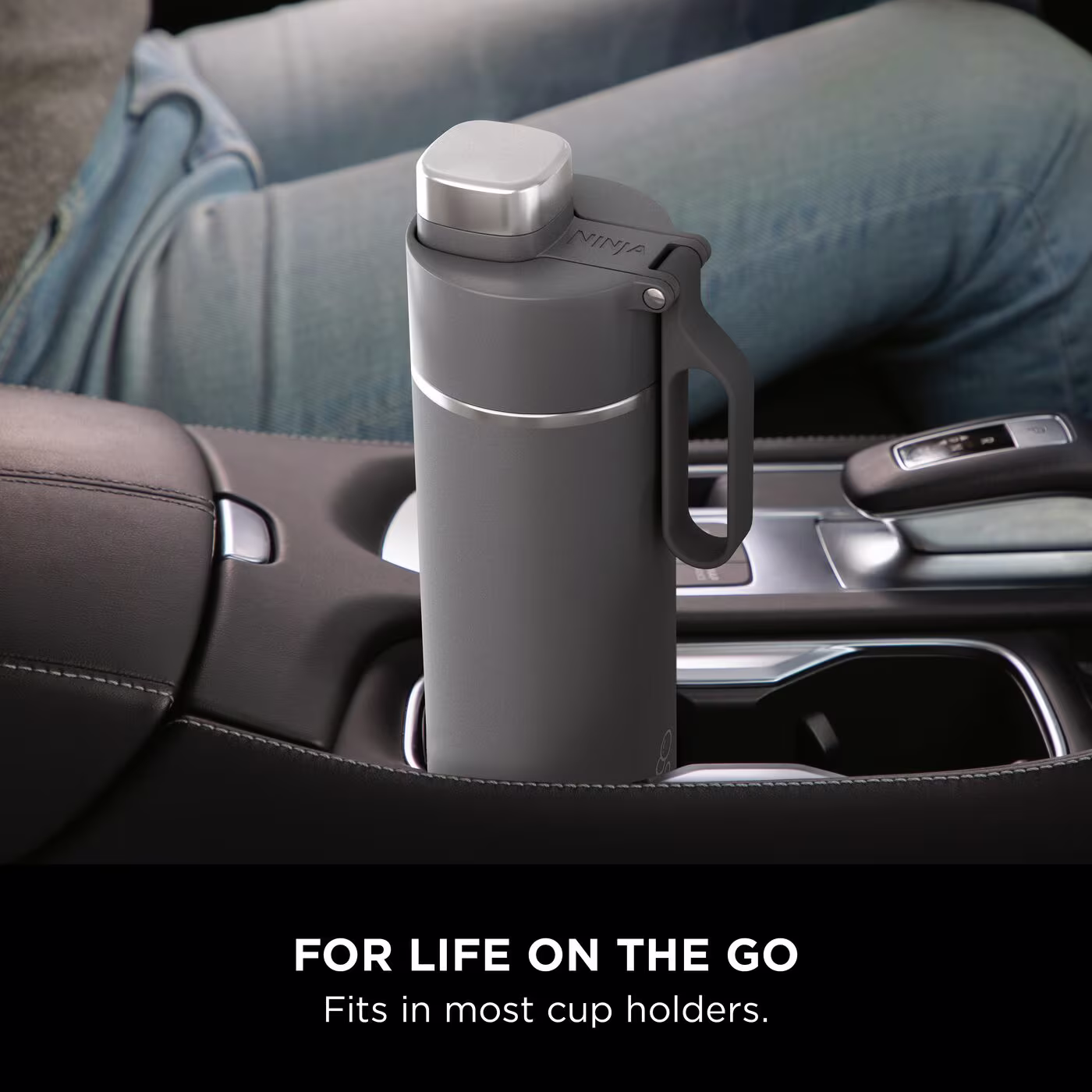 Ninja Thirsti 530 ml Travel Bottle – Grey DW1801EUUKGY