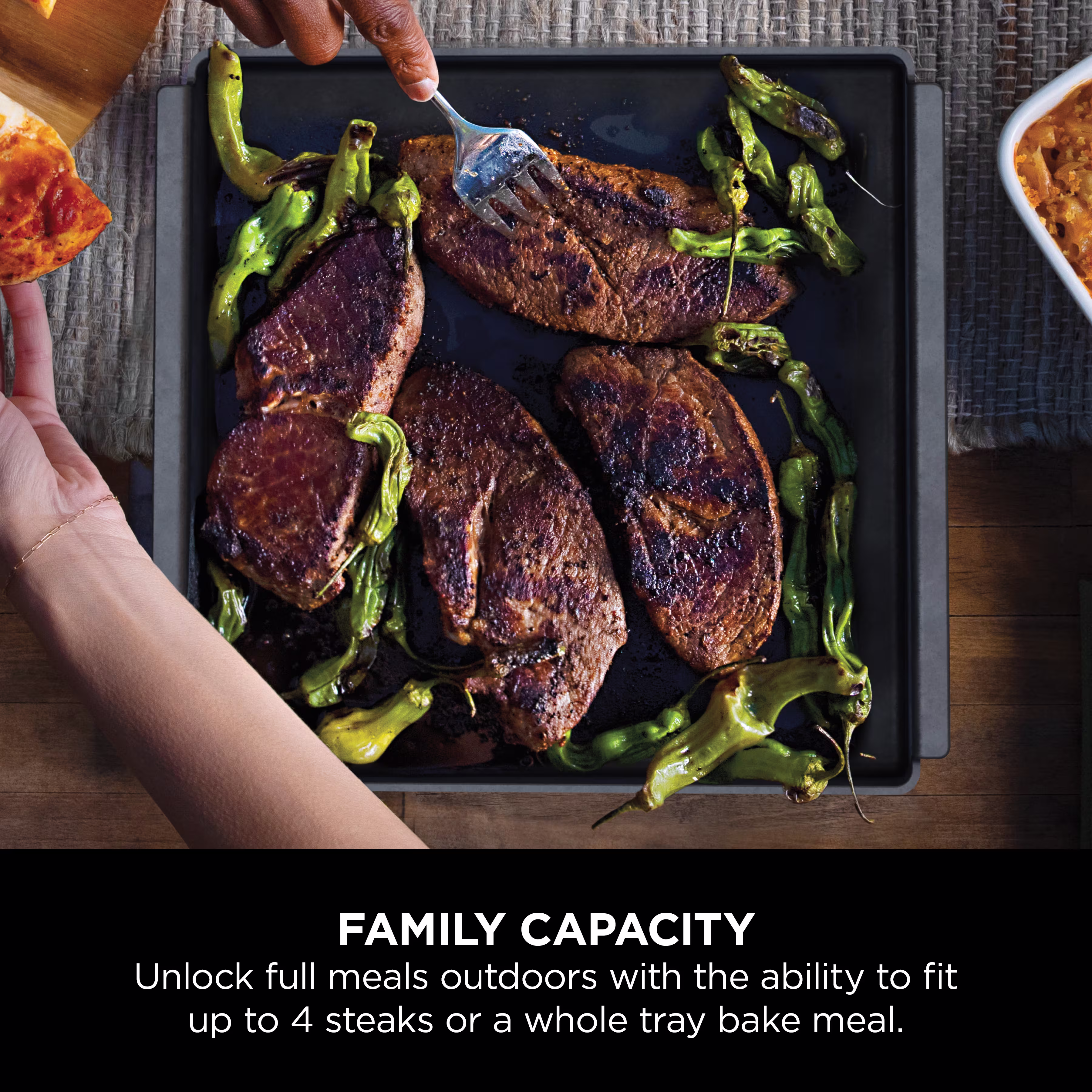 Ninja Woodfire Outdoor Oven Cast Iron Tray