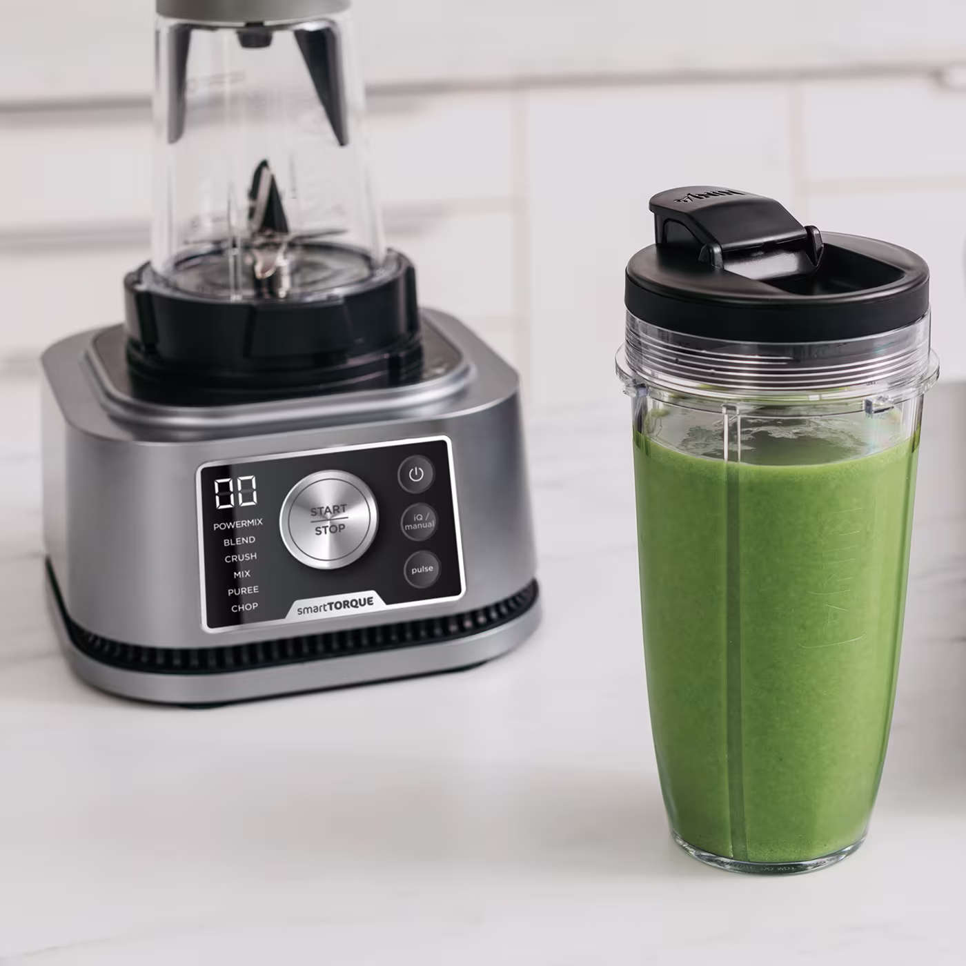 Ninja Foodi Power Nutri Blender 3-in-1 with Smart Torque & Auto-iQ 1200W - CB350UK