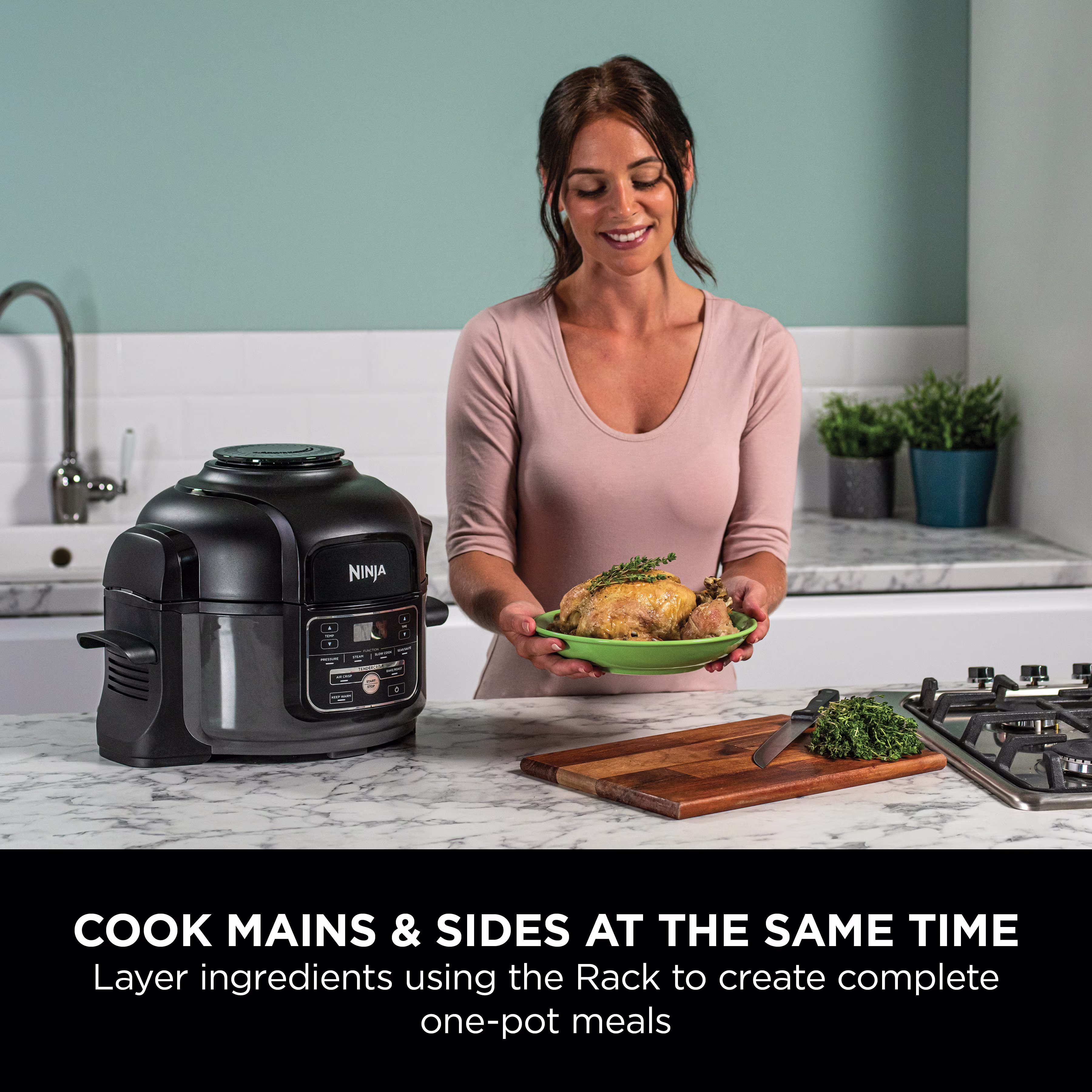 Ninja Foodi Mini 6-in-1 Multi-Cooker 4.7L OP100UK