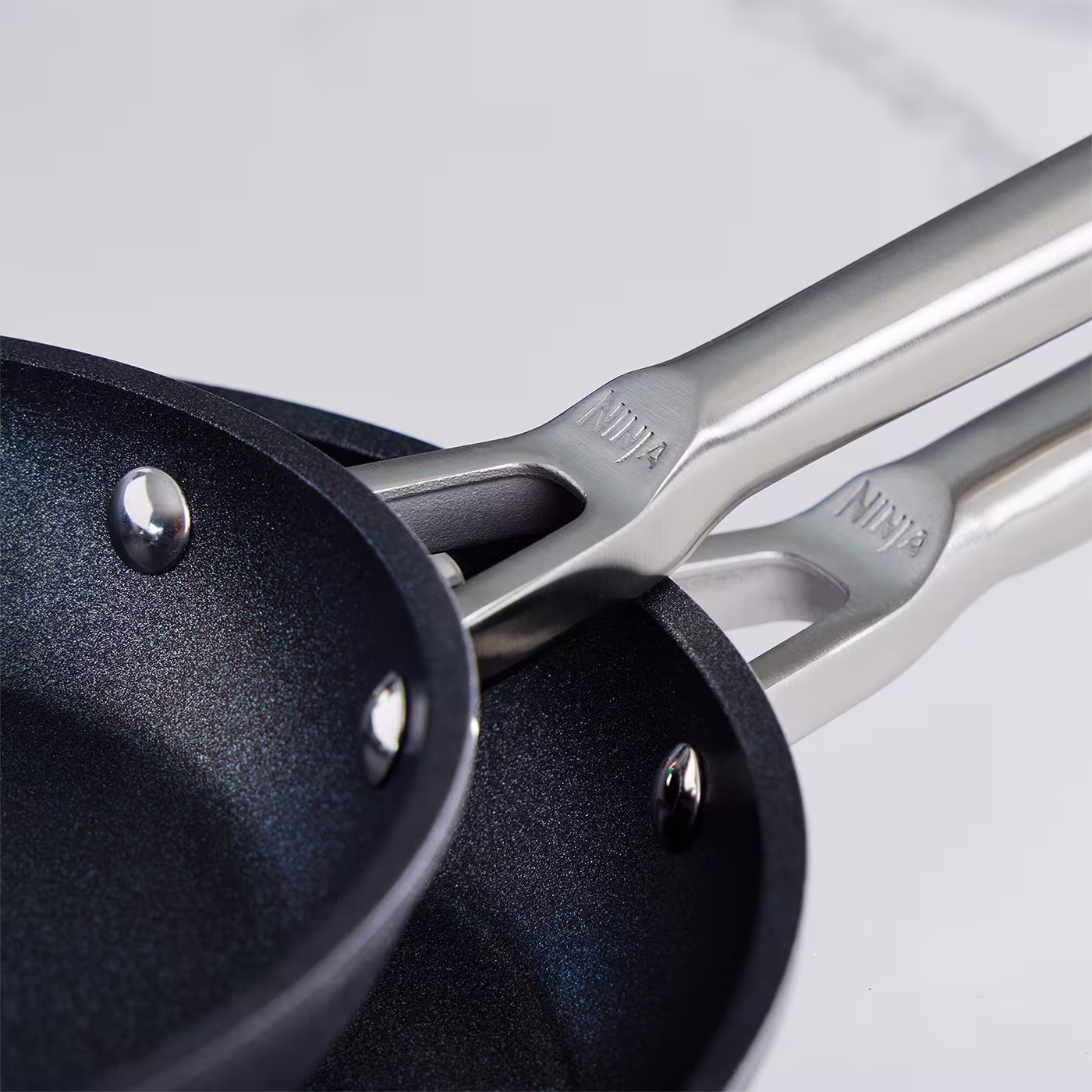 Ninja ZEROSTICK Stackable 2-Piece Frying Pan Set (20cm/26cm) – C52000UK