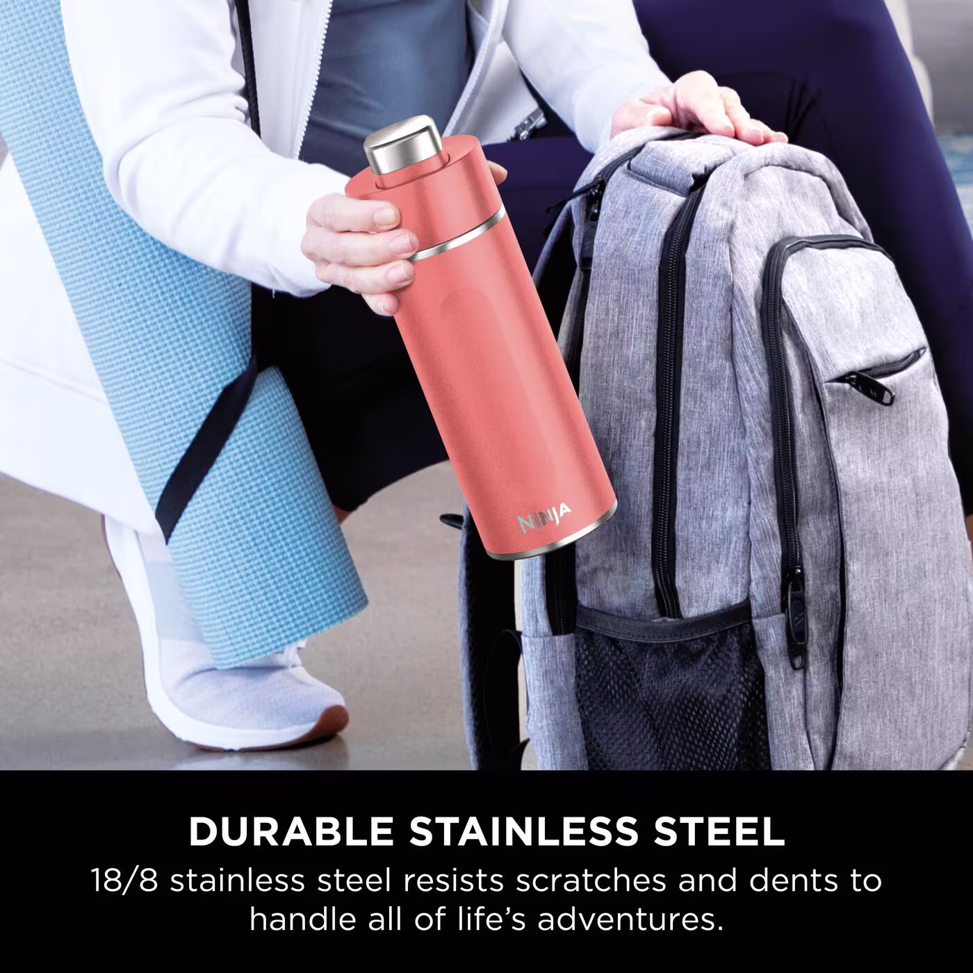 Ninja Thirsti 700 ml Travel Bottle – Coral DW2401EUUKPE