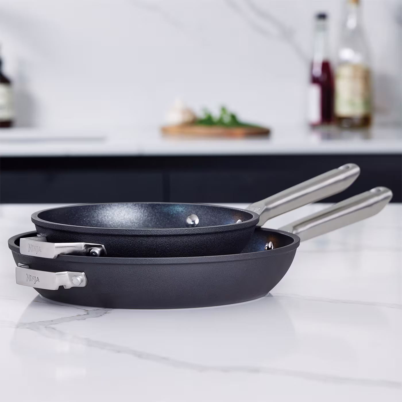 Ninja ZEROSTICK Stackable 2-Piece Frying Pan Set (20cm/26cm) – C52000UK