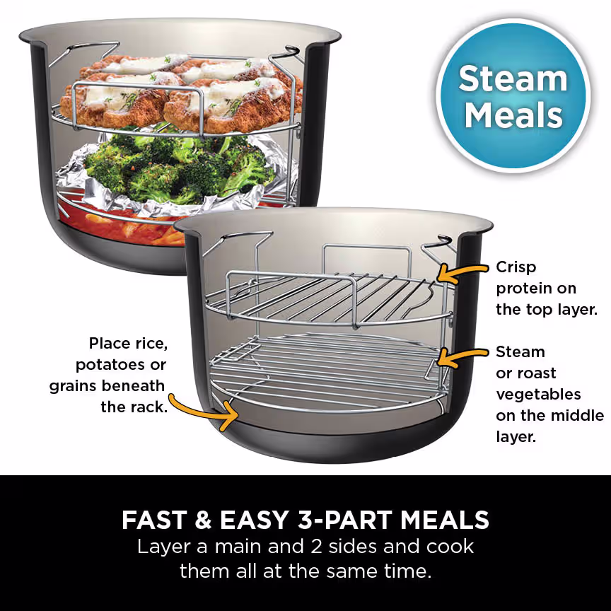 Ninja Foodi MAX 15-in-1 SmartLid Multi-Cooker with Smart Cook System 7.5L OL750UK