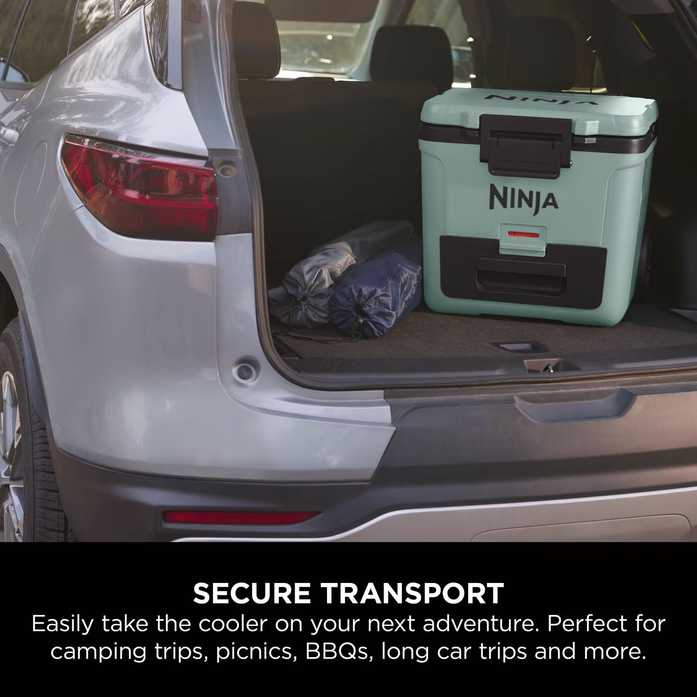 Ninja FrostVault 30QT/28L Wheeled Cooler with Dry Zone, Seafoam Blue FB230UKMT