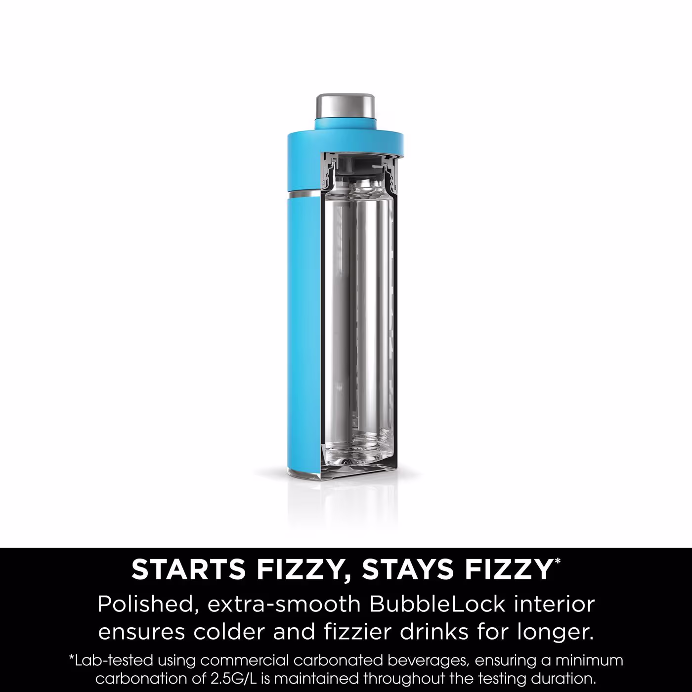 Ninja Thirsti 530 ml Travel Bottle – Tropical Blue DW1801EUUKSB