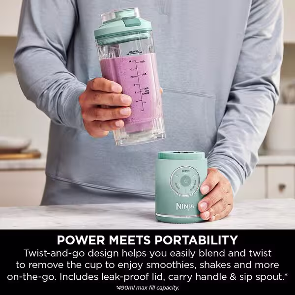Ninja Blast Max Portable Blender - Seaglass BC251UKMT