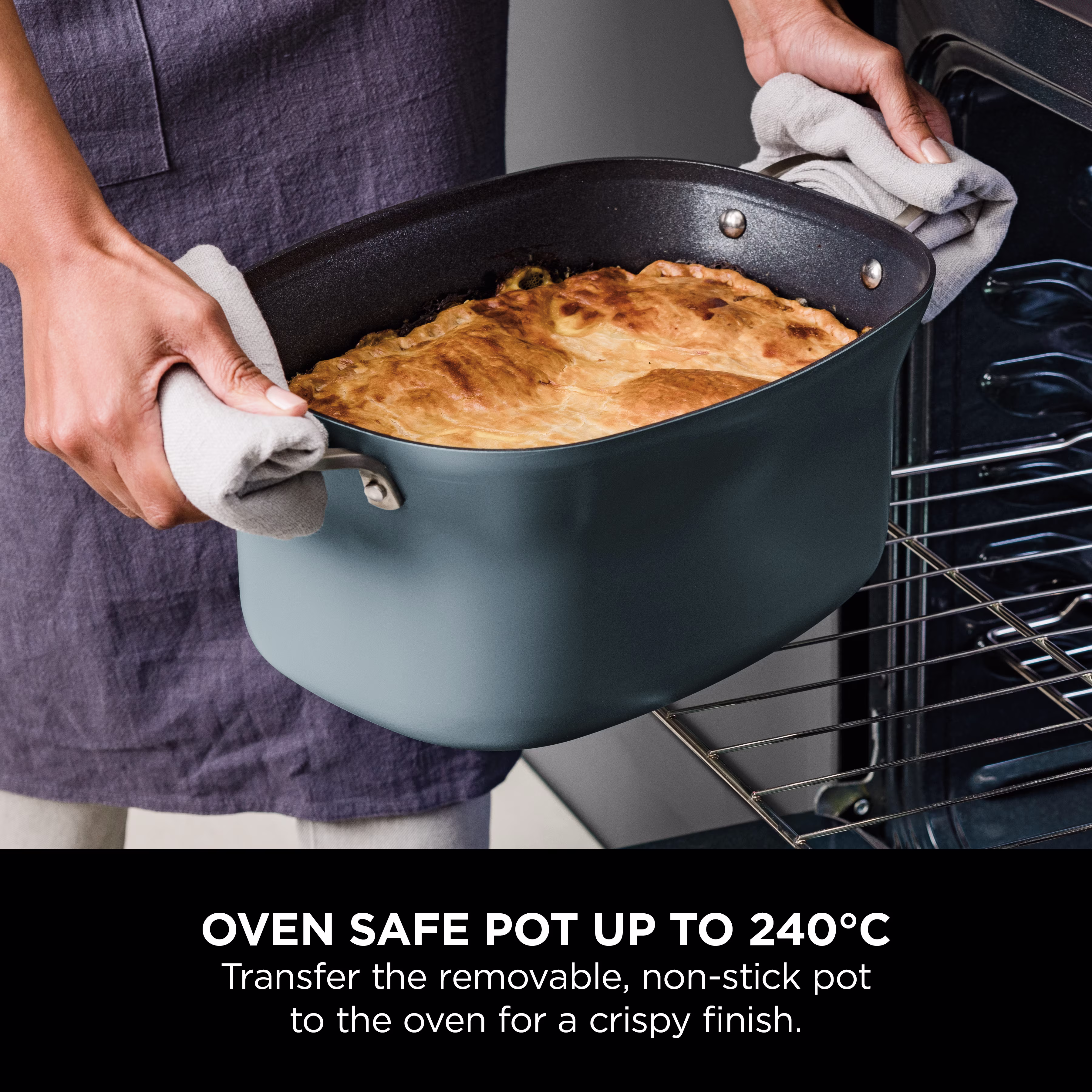 Ninja Foodi 8-in-1 PossibleCooker Slow Cooker & Multi-Cooker Sea Salt Grey [MC1001UK]