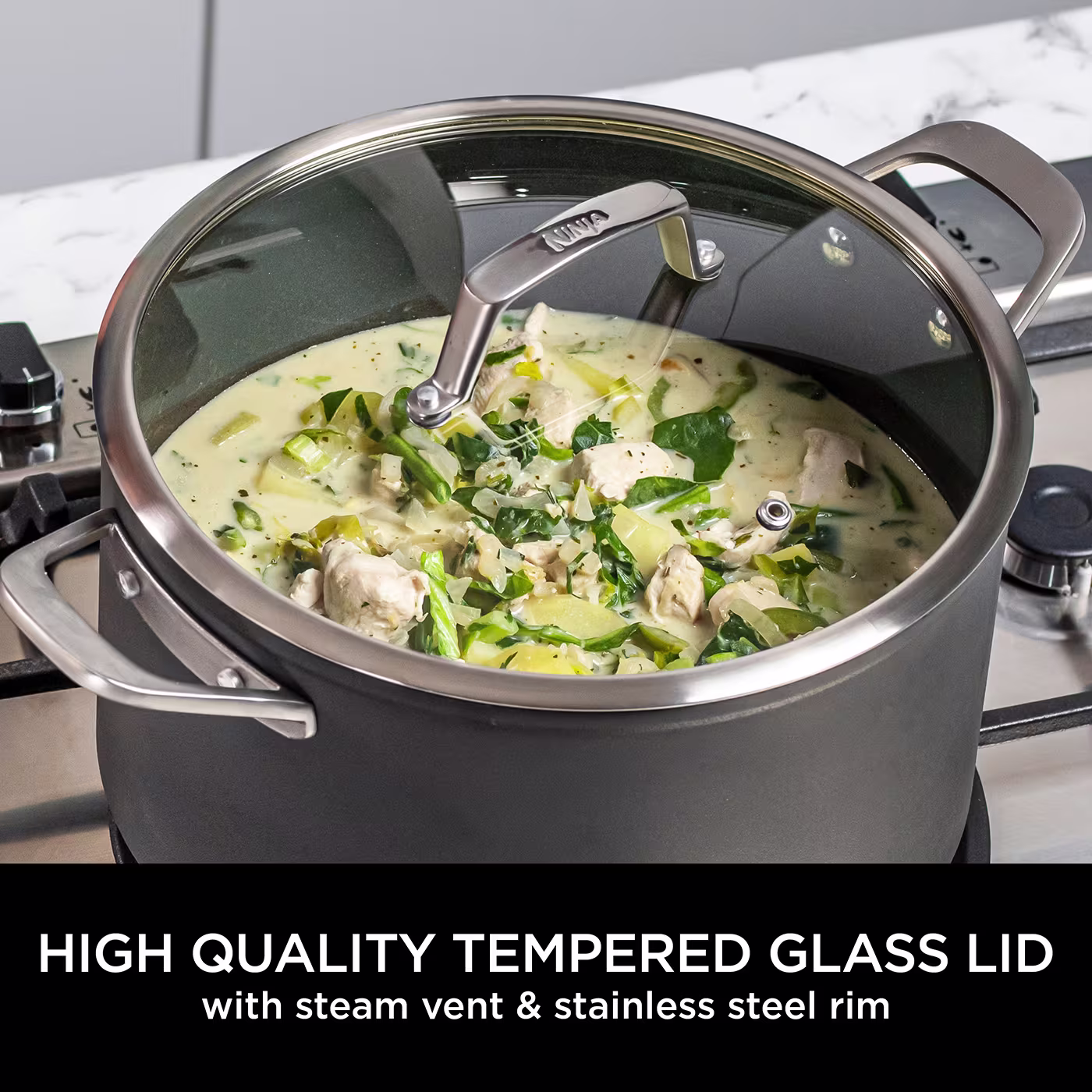 Exclusive Ninja ZEROSTICK Cookware Bundle  - 7 piece set