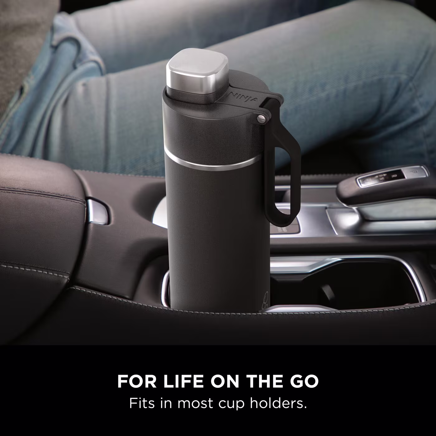 Ninja Thirsti 530 ml Travel Bottle – Black DW1801EUUKBK