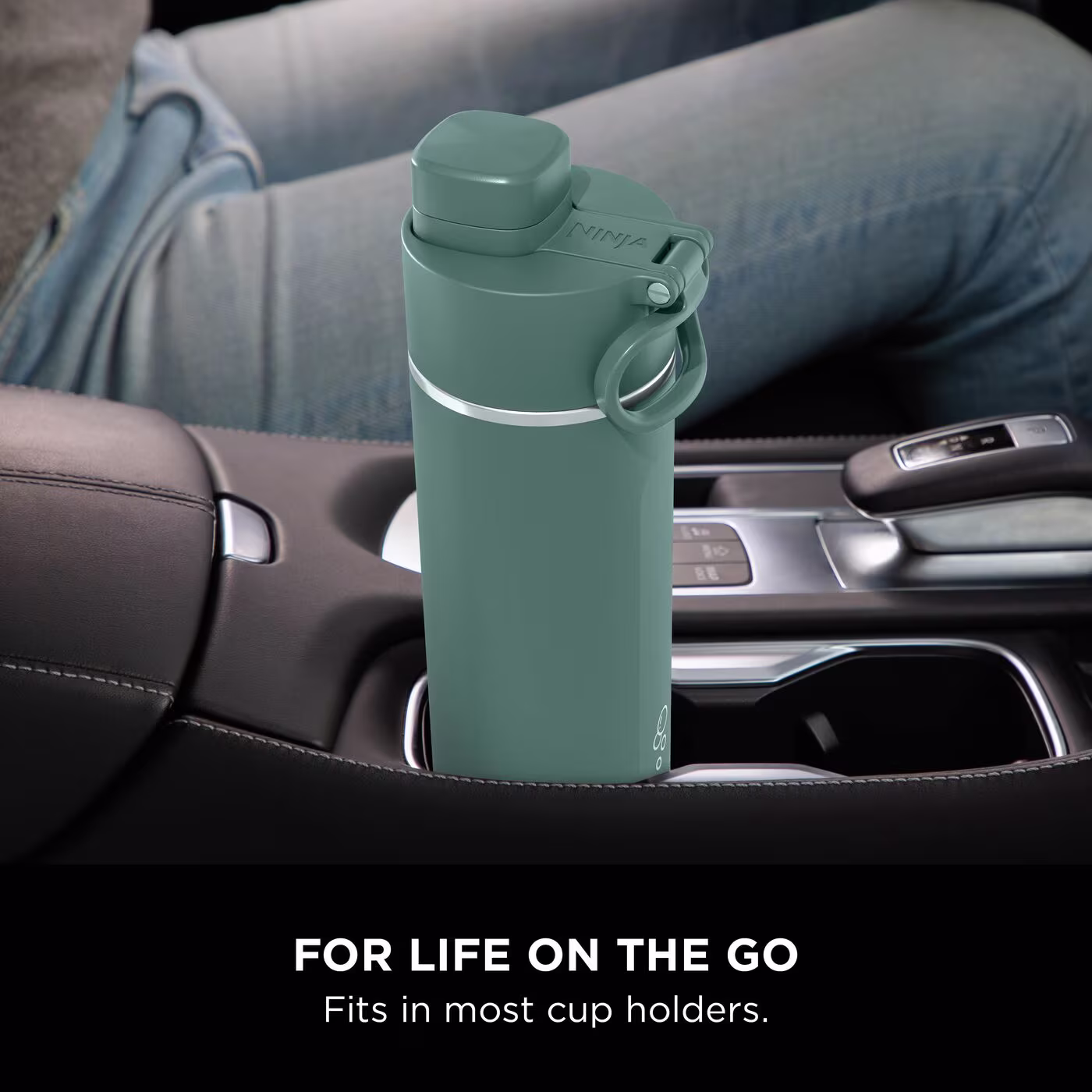 Ninja Thirsti 530 ml Travel Bottle – Evergreen DW1801EUUKEM