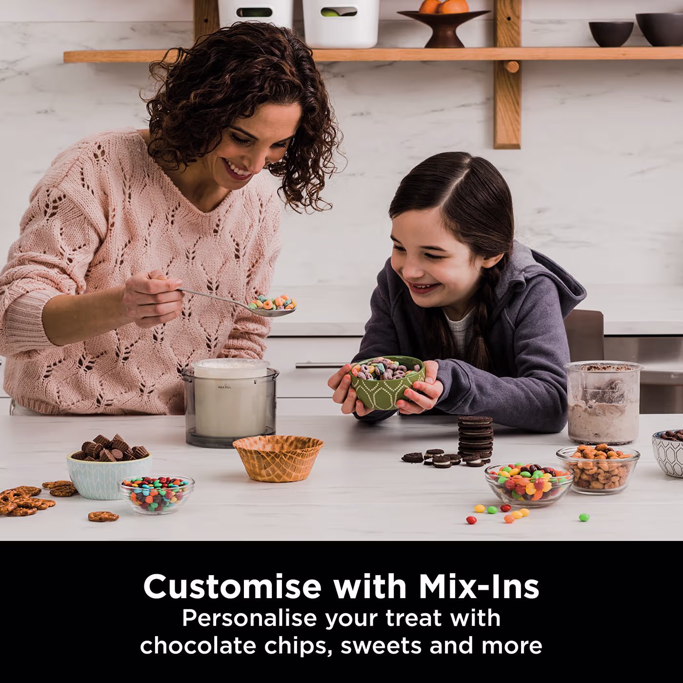 Ninja CREAMi Ice Cream & Frozen Dessert Maker - Coffee Cream NC300UKSD