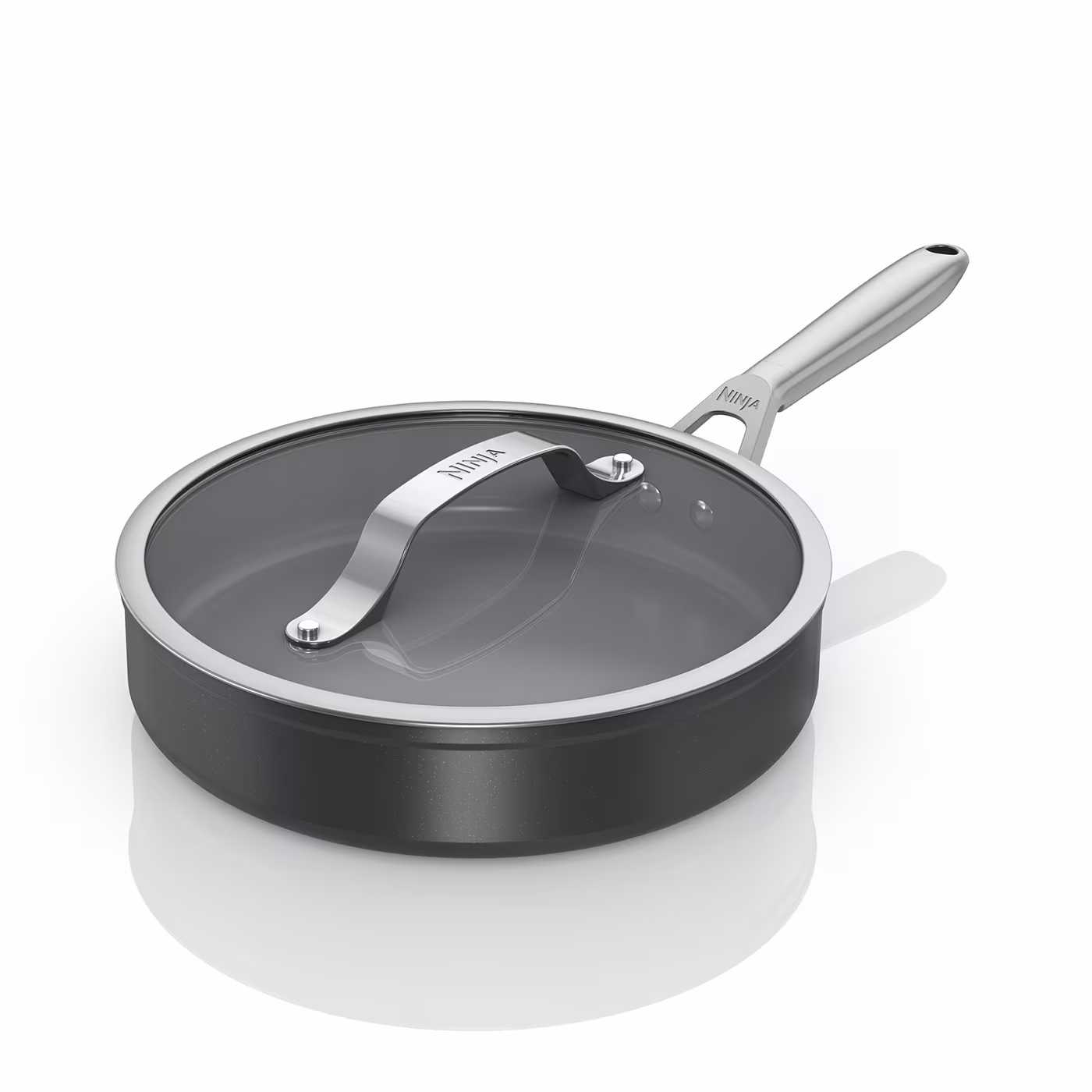 Ninja ZEROSTICK Ceramic Pro 26cm Sauté Pan – Black CW30126UK