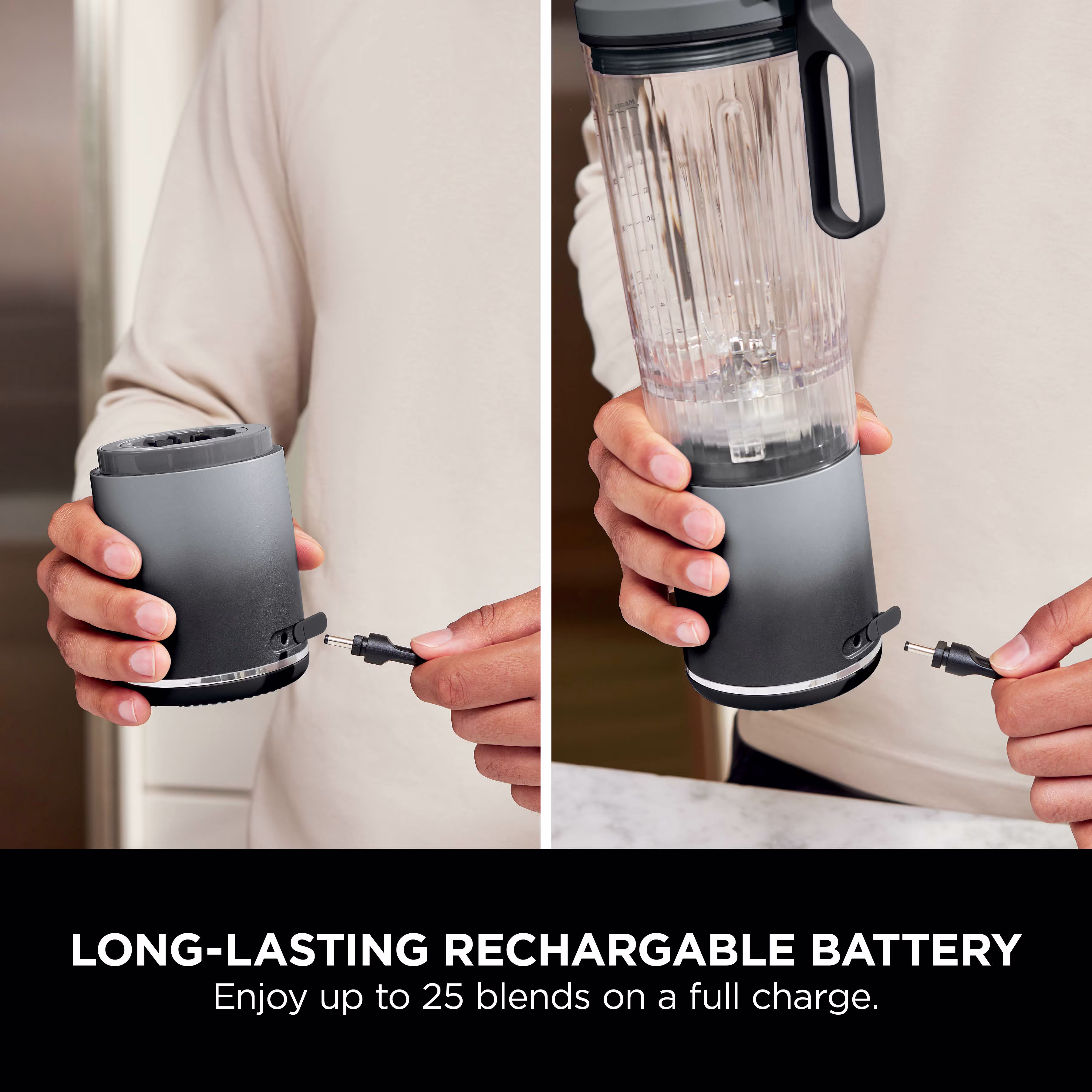 Ninja Blast Max Portable Blender - Cool Grey BC251UKGY