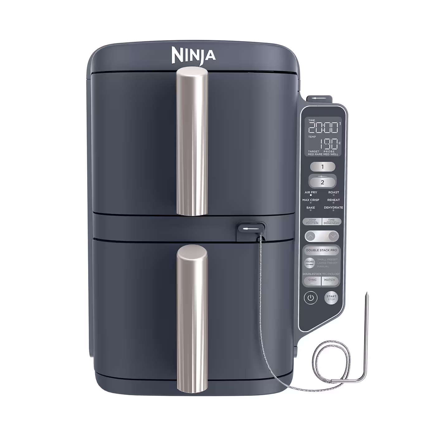Ninja Double Stack XL 2-Level Air Fryer with Smart Cook System 9.5L Cyber Space SL451UKCYD