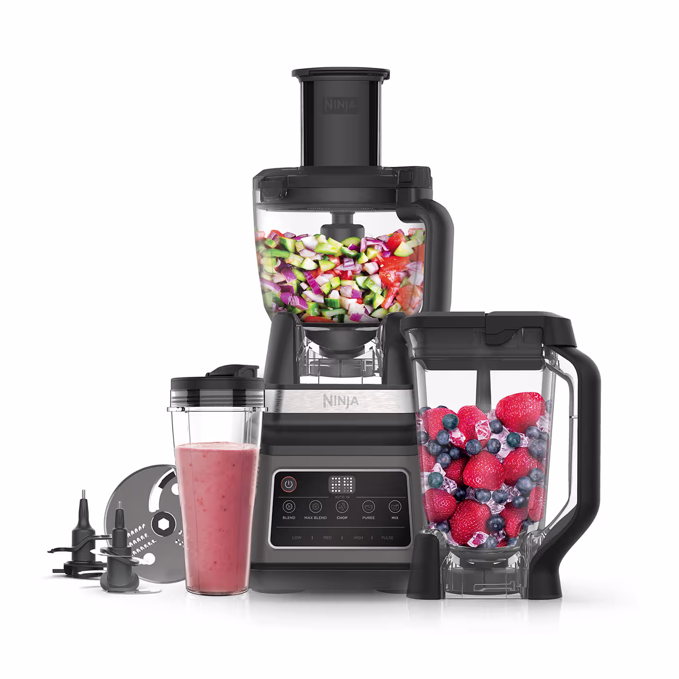 Ninja 3-in-1 Food Processor with Auto-IQ BN800UK