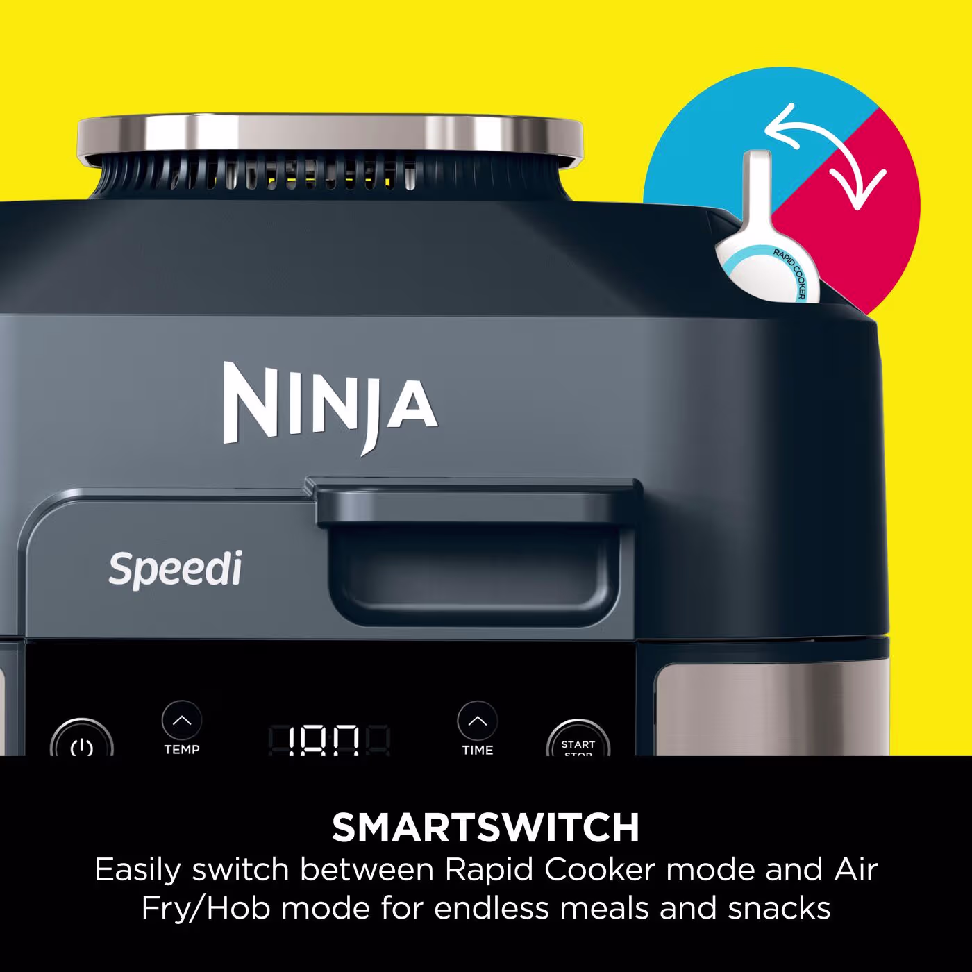 Ninja Speedi 12-in-1 Multi-Cooker, Air Fryer & Slow Cooker - Cyber Space ON500UKCYD