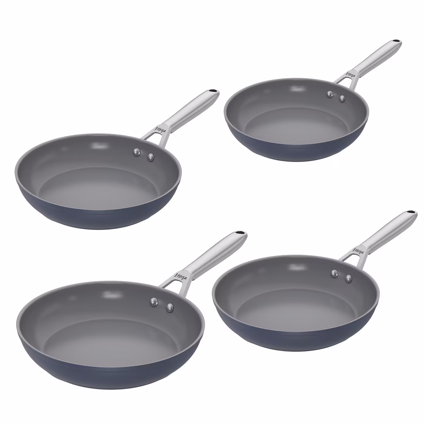 Ninja ZEROSTICK Ceramic Pro - Midnight Blue - 4 Frying Pan Piece Set