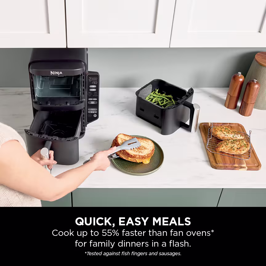 Ninja Double Stack 2-Drawer Air Fryer 7.6L – SL300UK