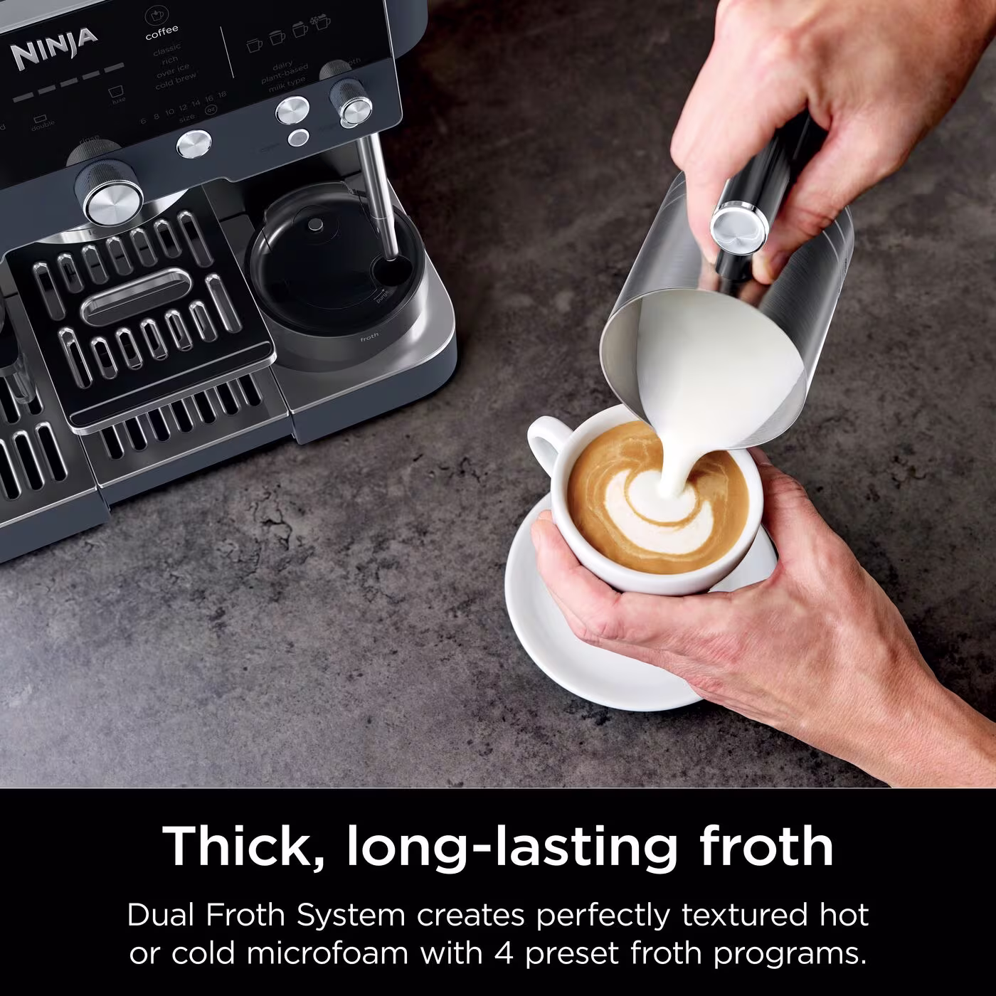 Ninja Luxe Café Premier Espresso Machine - Cyber Space ES601UKCY