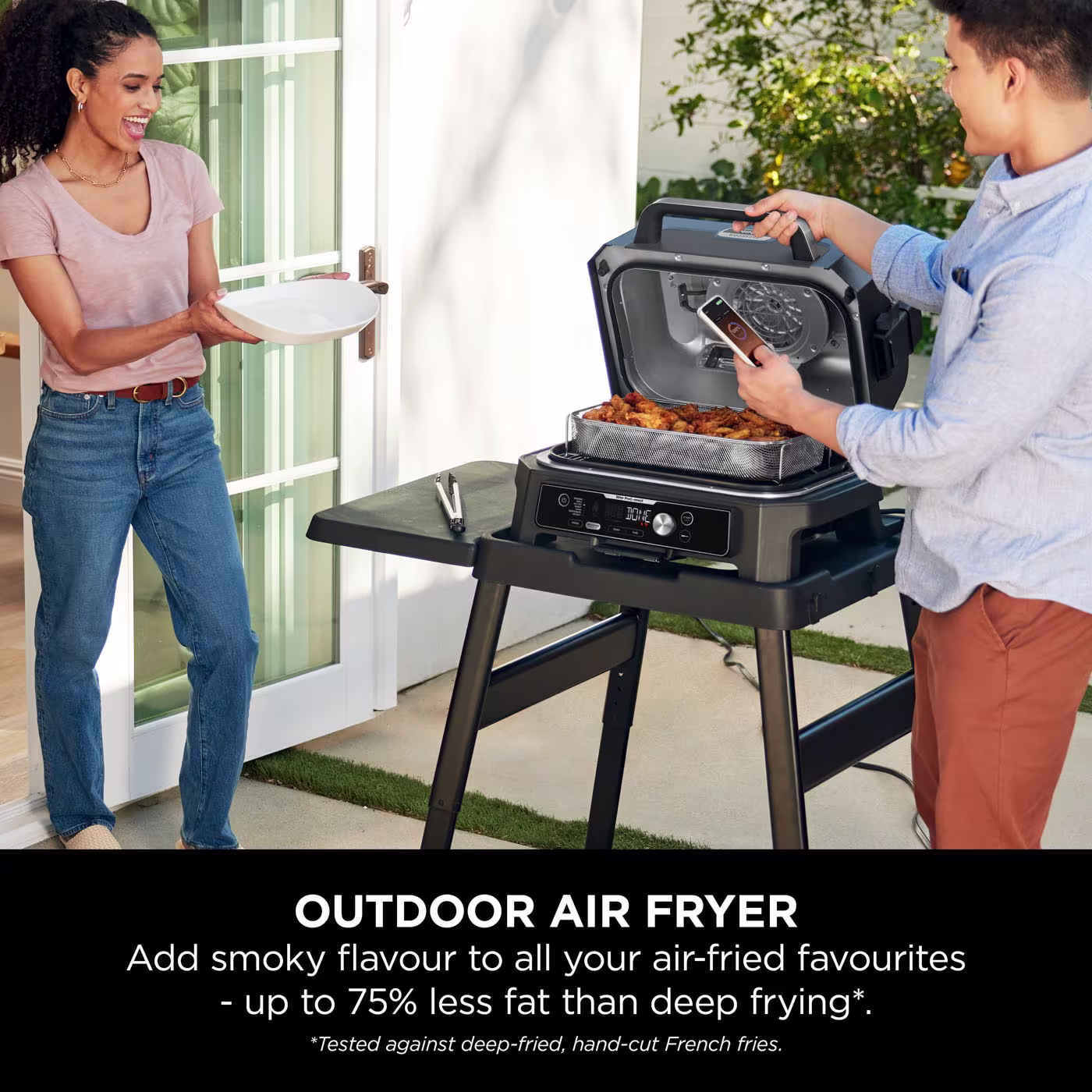 Ninja Woodfire Pro Connect XL Electric BBQ Grill & Smoker