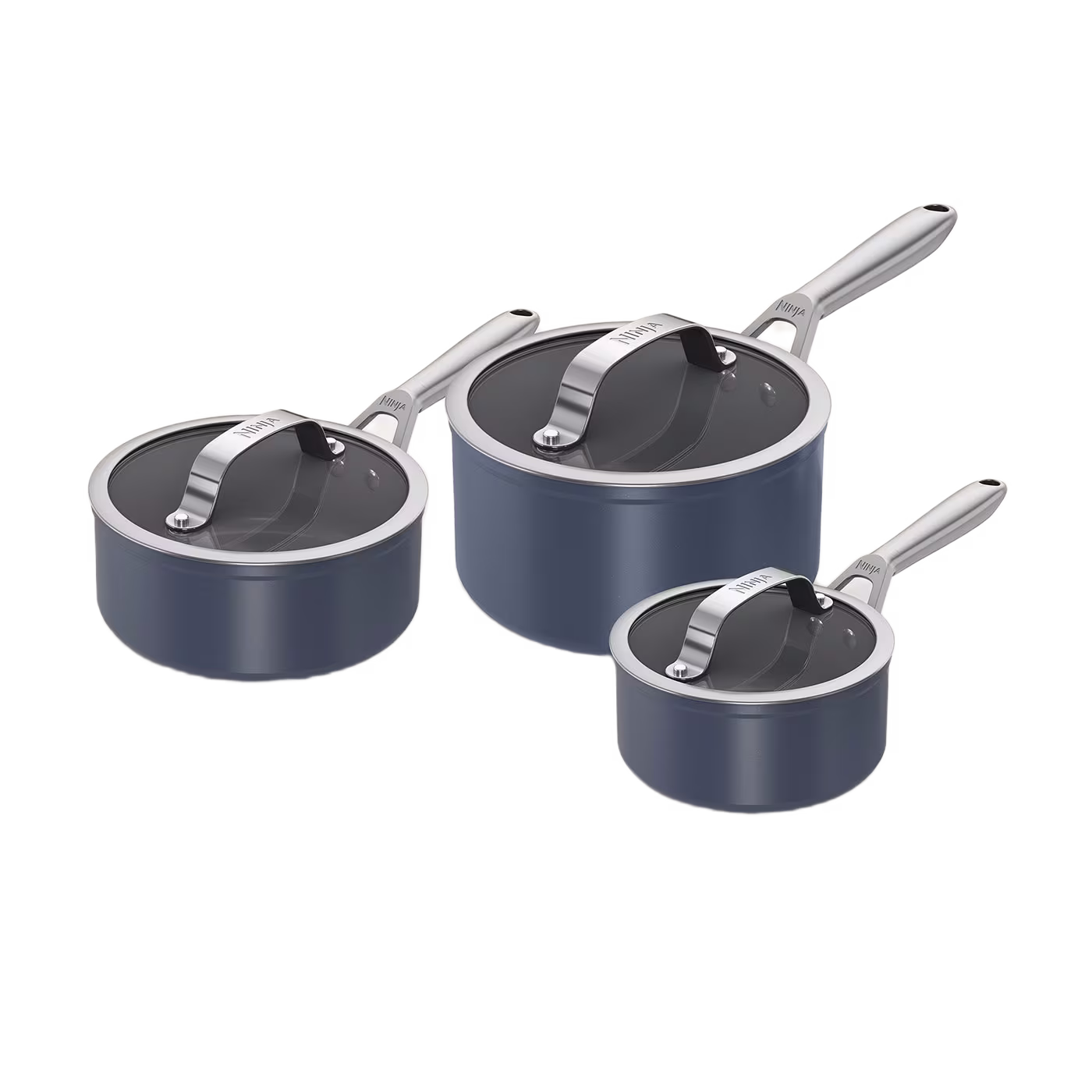 ZEROSTICK Ceramic Pro - 3pc Sauce pan set - Midnight Blue