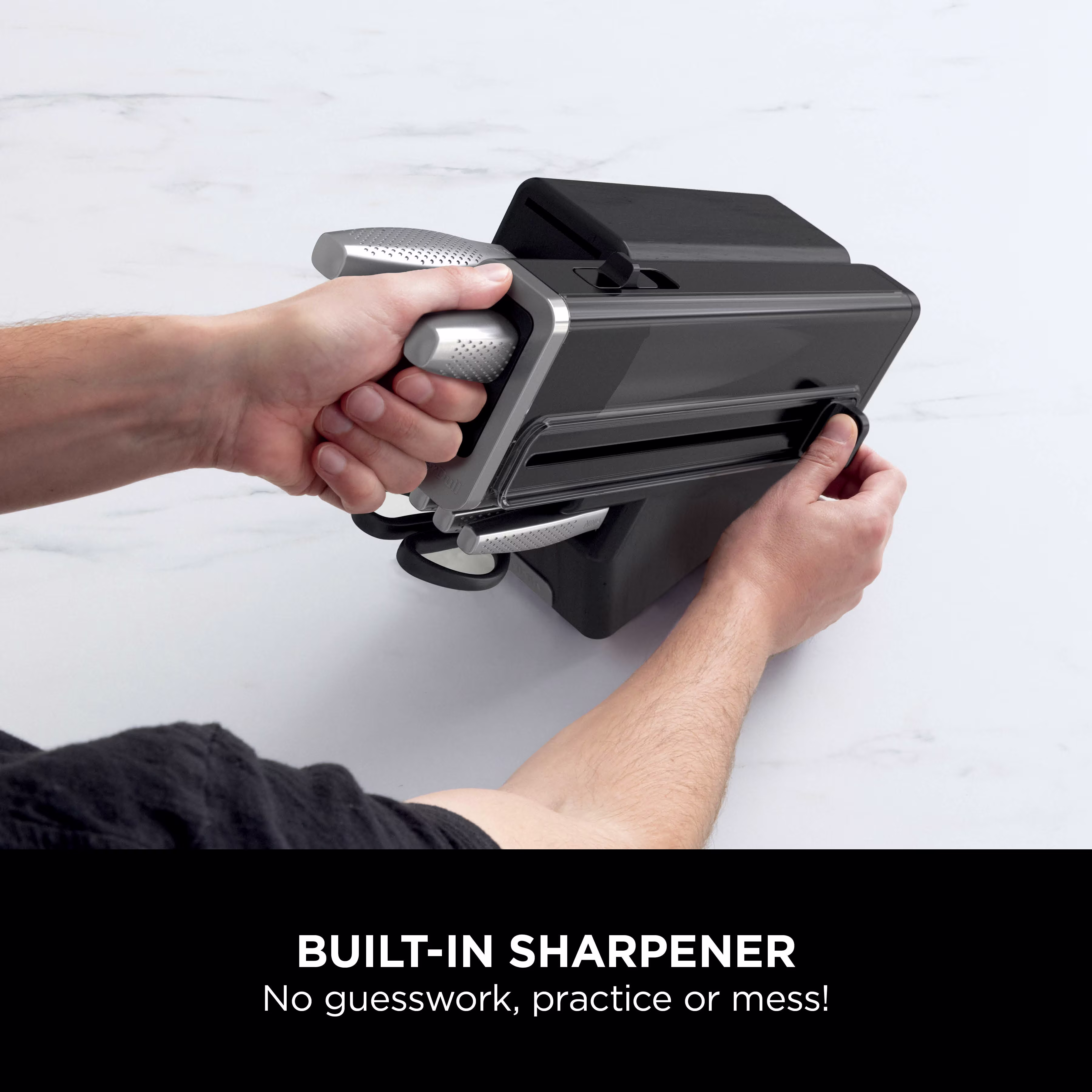 Ninja StaySharp 14-Piece Stainless Knife Set, Wood Block & Built-In Sharpener K62014EUUK