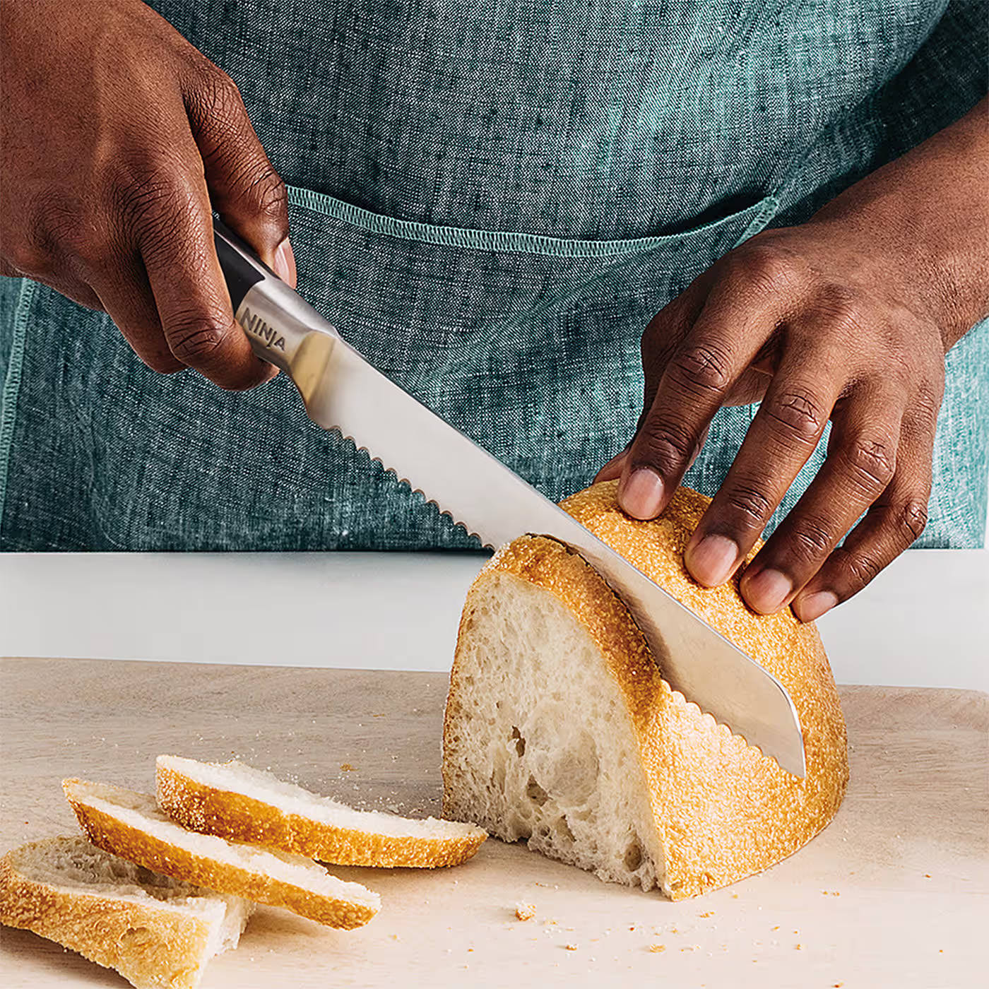 Ninja Foodi StaySharp Knife Block with Integrated Sharpener – 5-Piece Set [K32005UK]