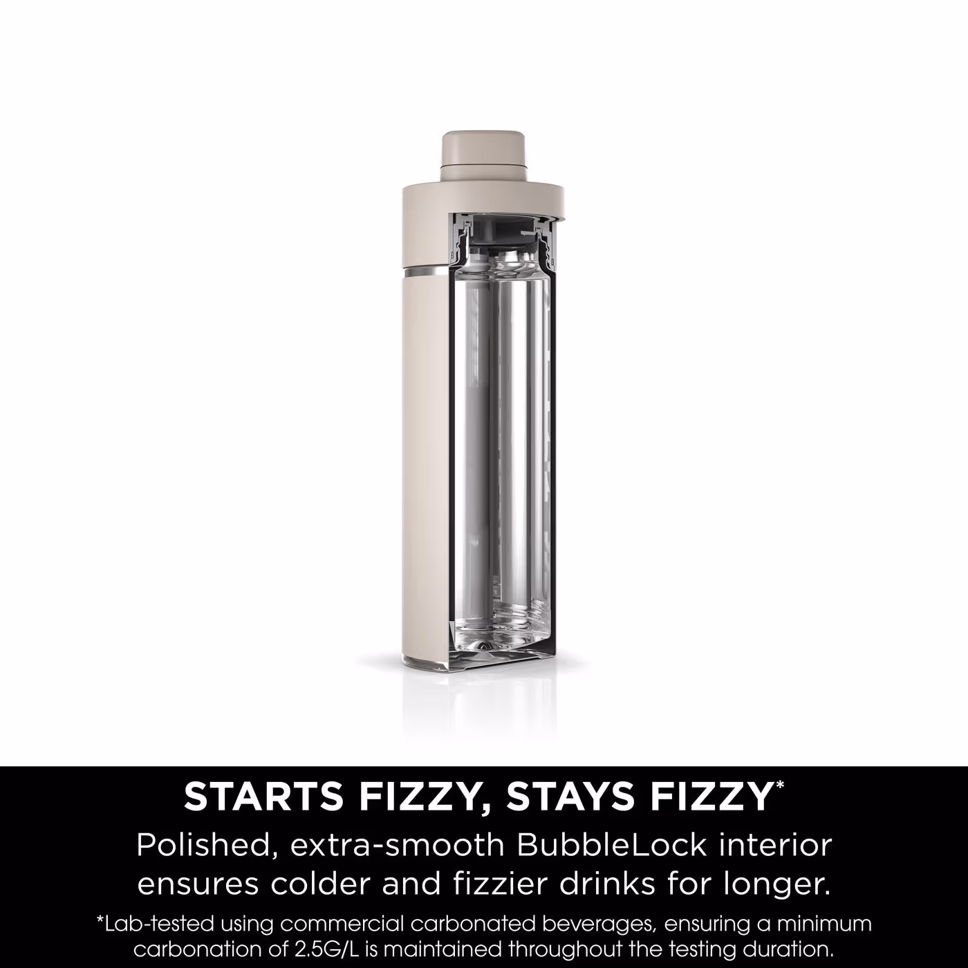 Ninja Thirsti 530 ml Travel Bottle – Sandstone DW1801EUUKST