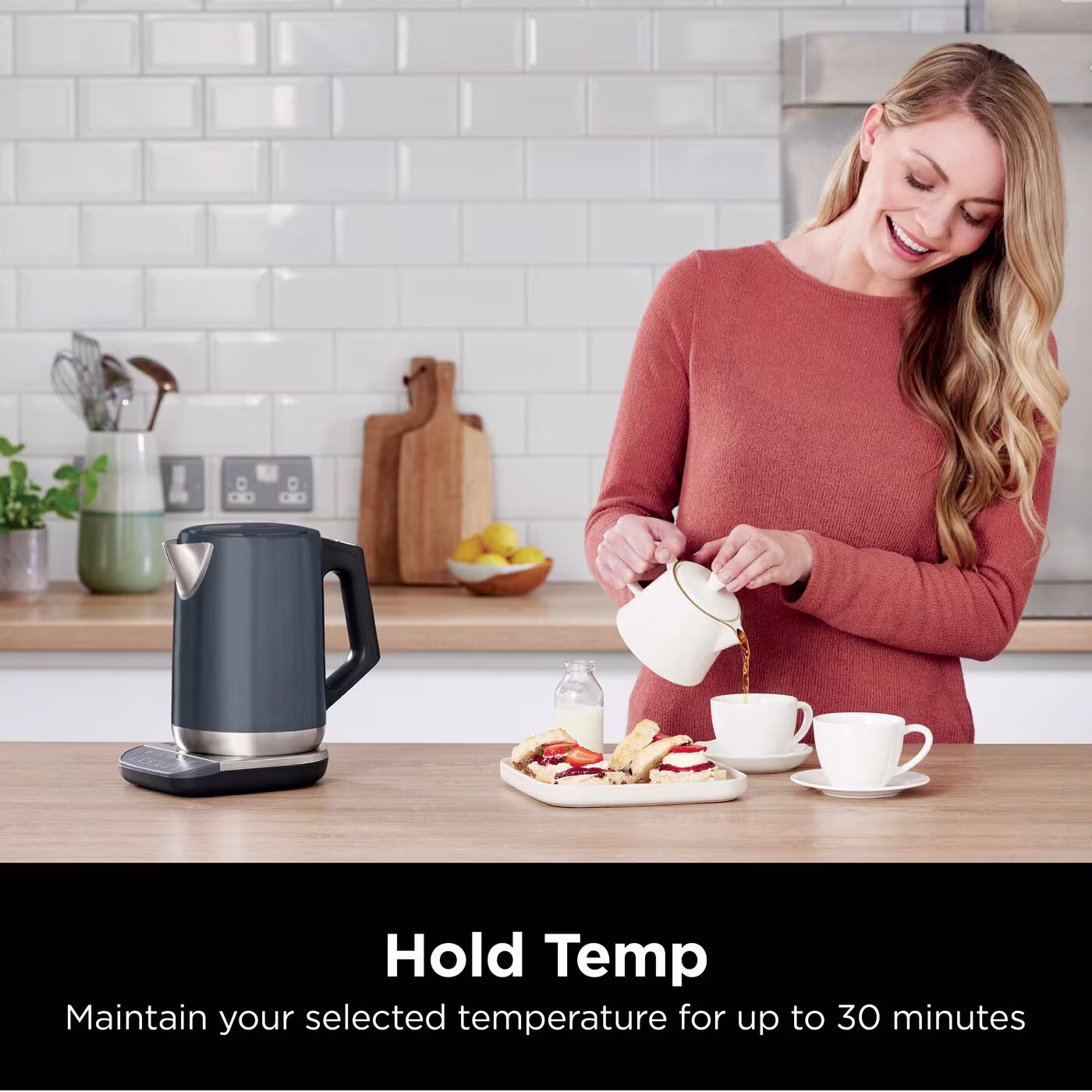 Ninja Cyber Space Perfect Temperature Kettle, Rapid Boil – KT201UKCYD