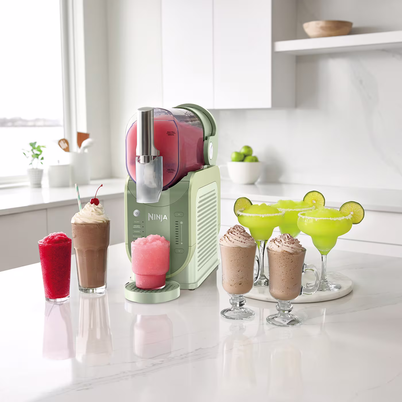Ninja SLUSHi Frozen Drink Maker - Margarita Tea Green FS301UKTG
