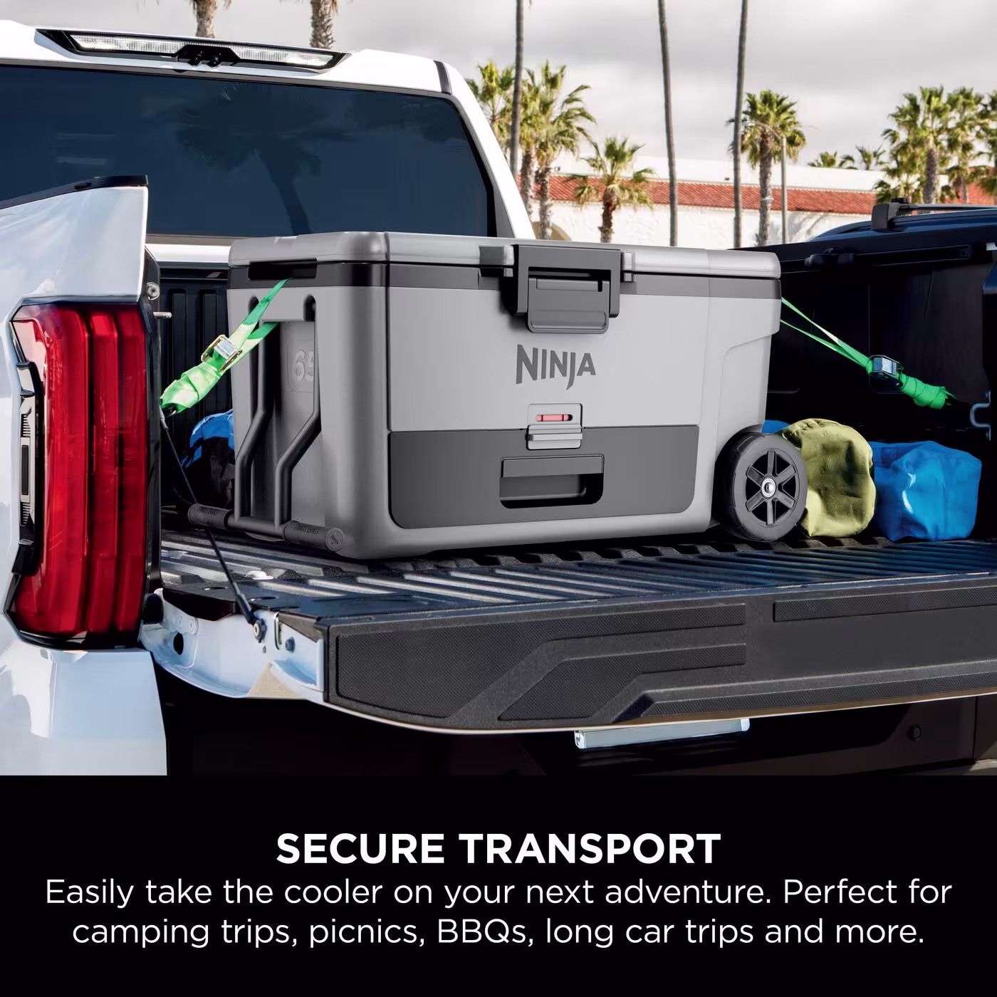 Ninja FrostVault 65QT/61L Wheeled Cooler with Dry Zone, Slate Grey FB265EUUKGY