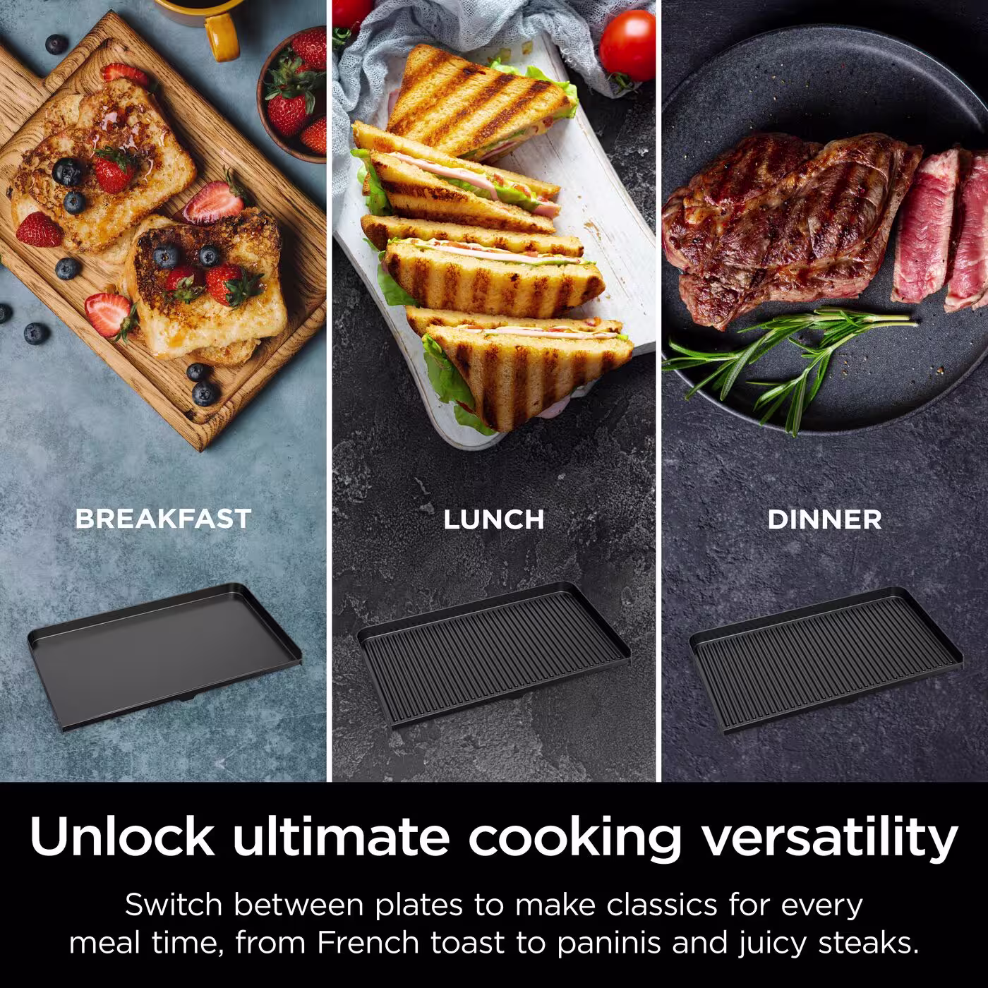 Ninja Sizzle Pro XL Grill & Flat Plate GX101UK