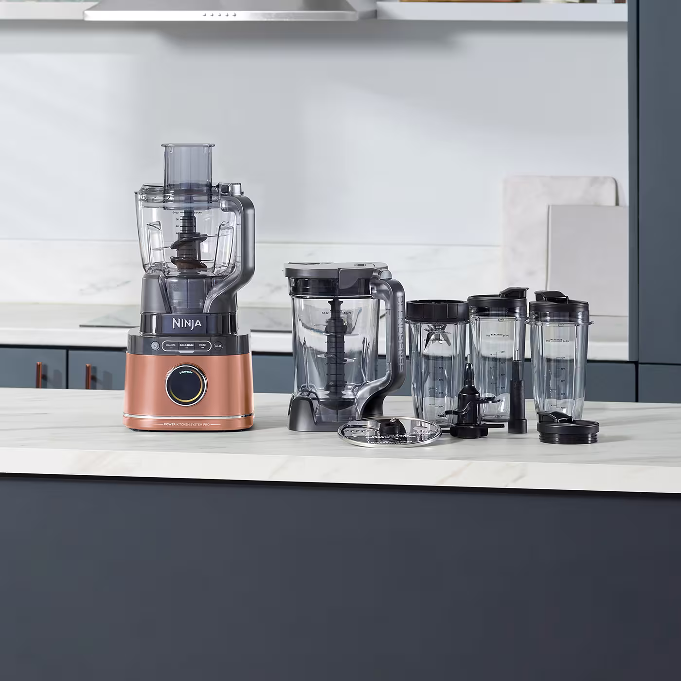 Ninja Deluxe Black & Copper Detect Power Blender & Processor Pro TB401UKDBCP