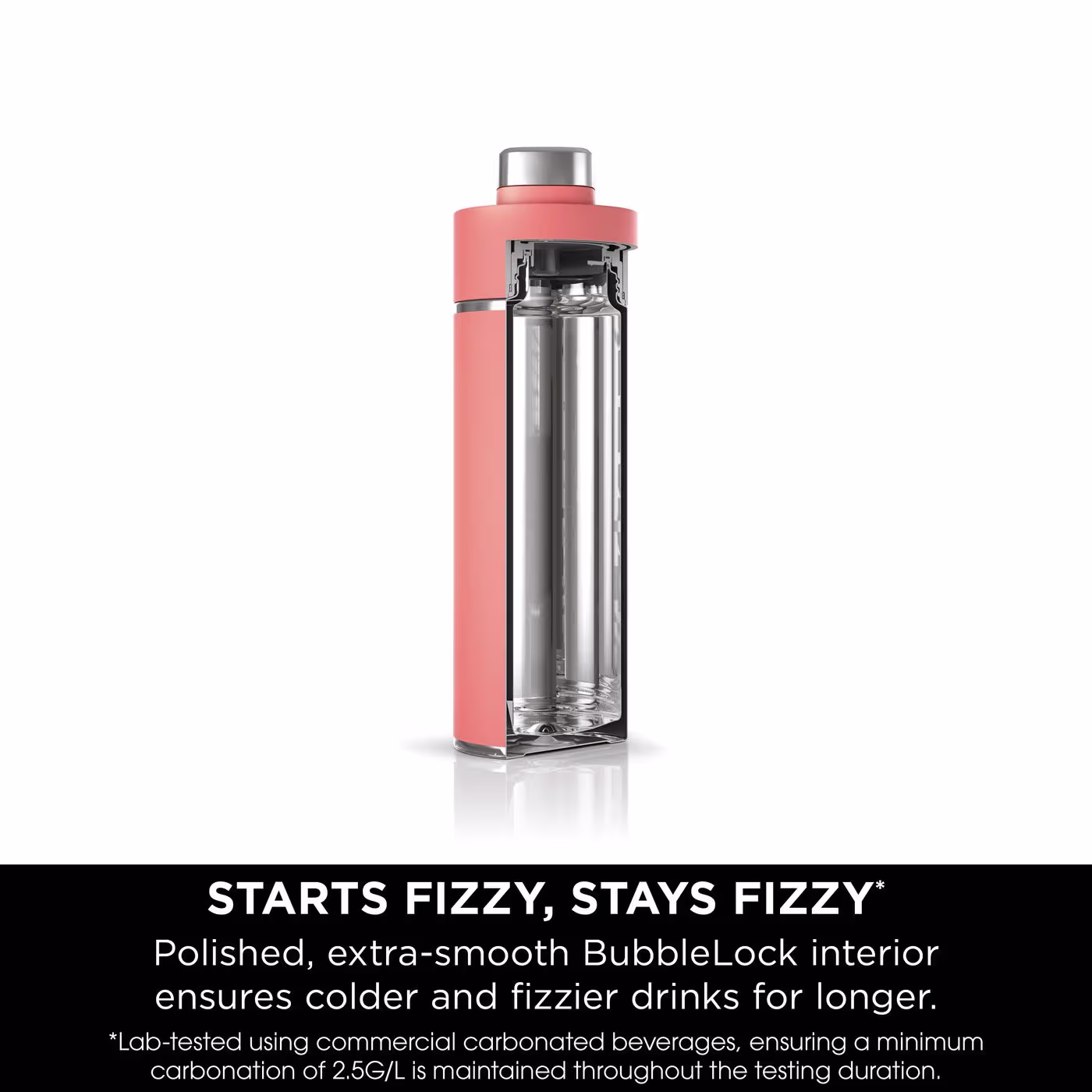 Ninja Thirsti 530 ml Travel Bottle – Coral DW1801EUUKPE