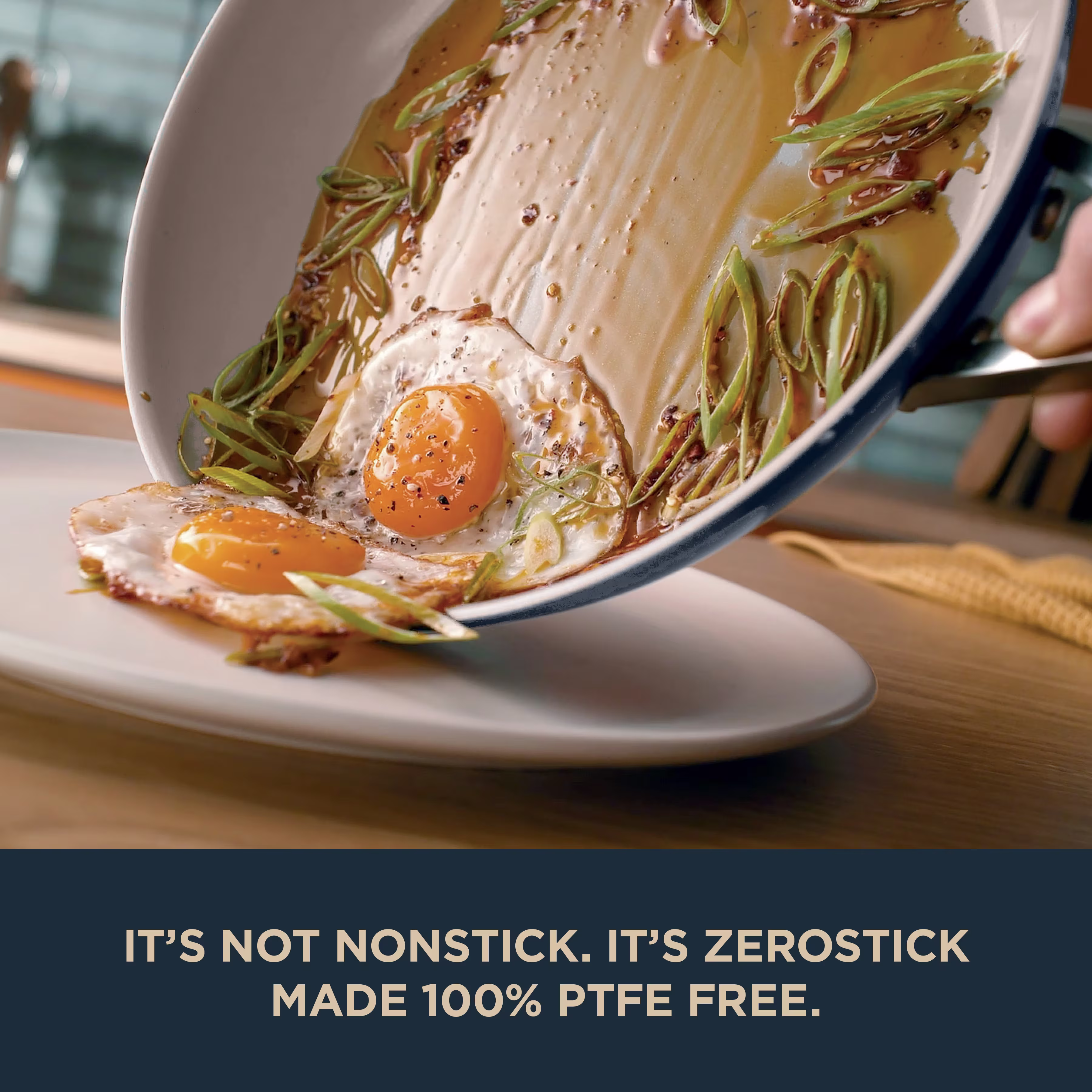 ZEROSTICK Ceramic Pro - 28cm Wok - Midnight Blue