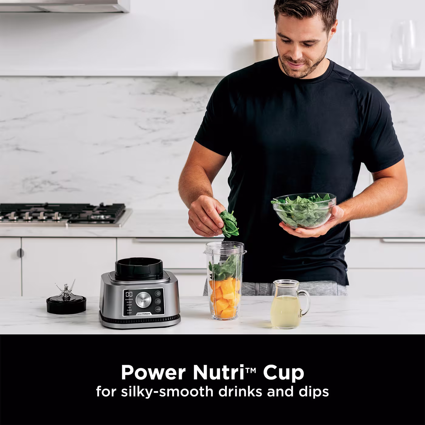 Ninja Foodi Power Nutri Blender 3-in-1 with Smart Torque & Auto-iQ 1200W - CB350UK