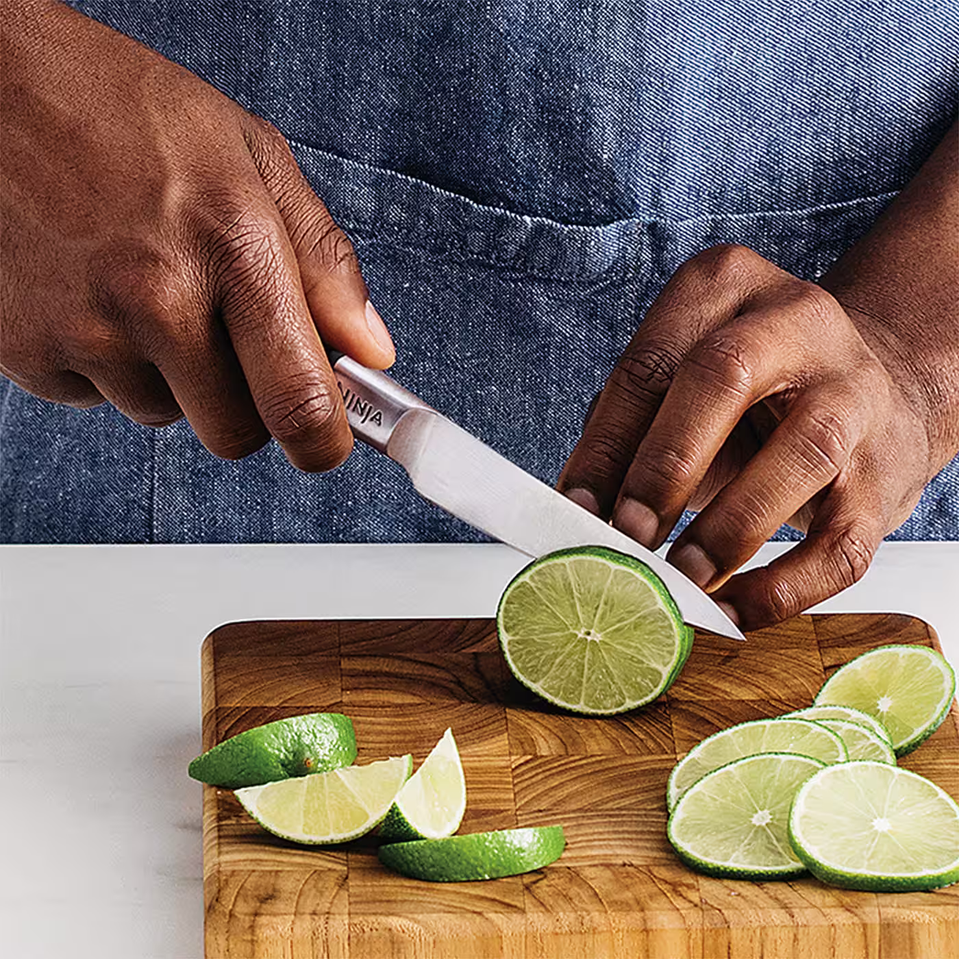 Ninja Foodi StaySharp Knife Block with Integrated Sharpener 6-Piece Set [K32006UK]